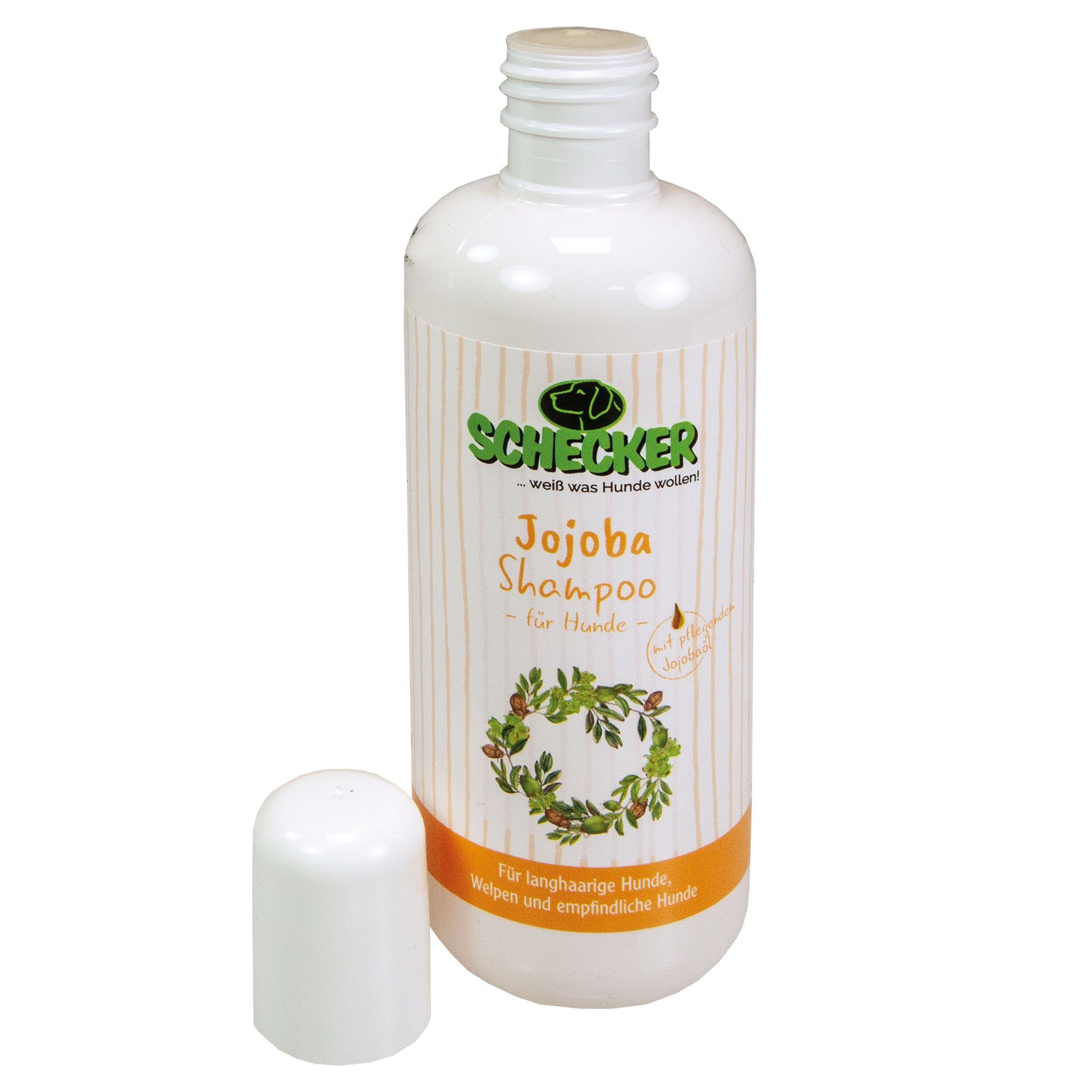Schecker Tiershampoo Schecker Jojoba Shampoo - mild - pH-neutral, 250.0 ml, (Packung, 1-St), Neutral-Shampoo