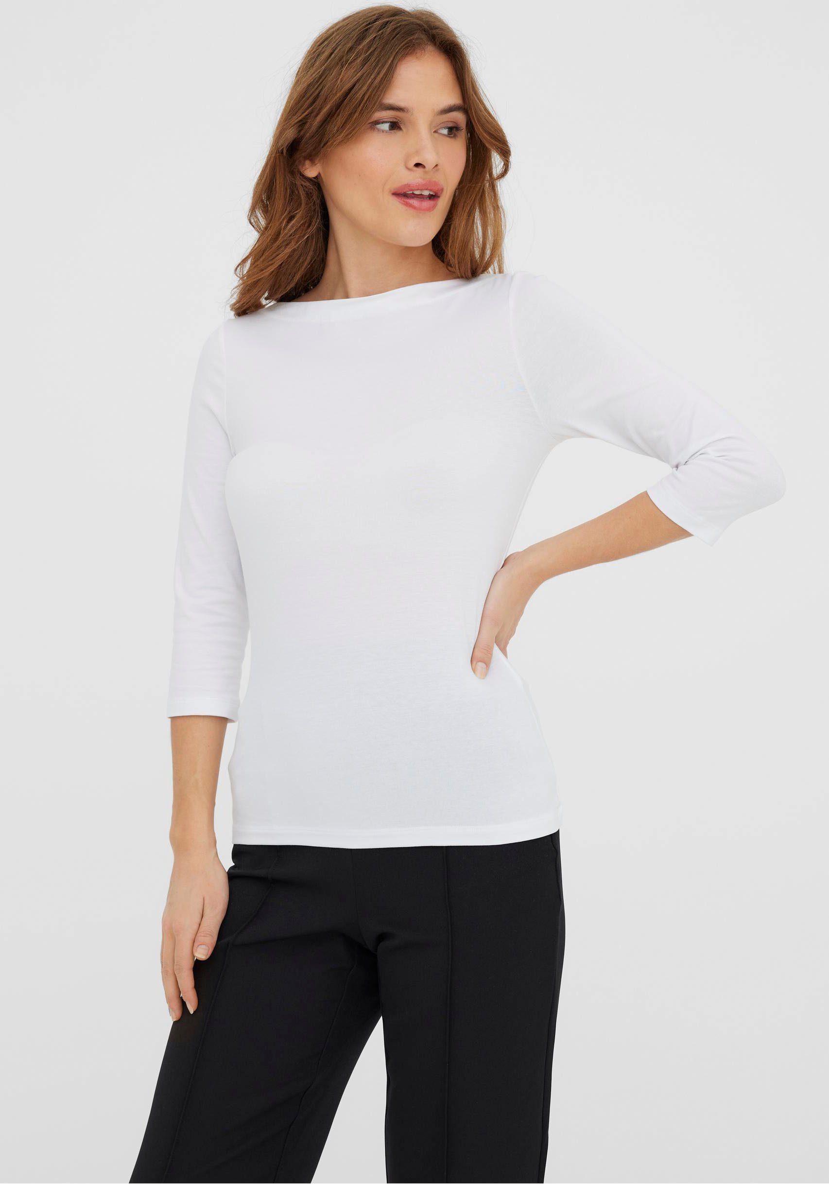 Vero Moda 3/4-Arm-Shirt VMPANDA MODAL 3/4 TOP JRS NOOS Baumwollmischung, re günstig online kaufen