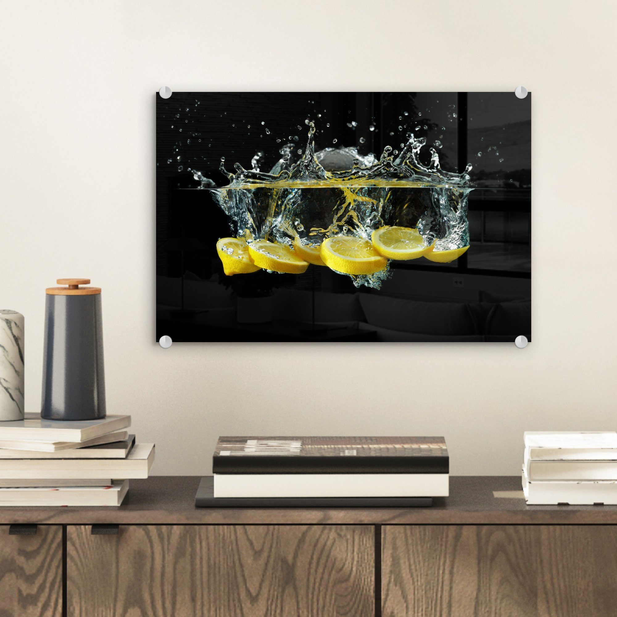 MuchoWow Acrylglasbild Zitrone - Frucht - günstig online kaufen