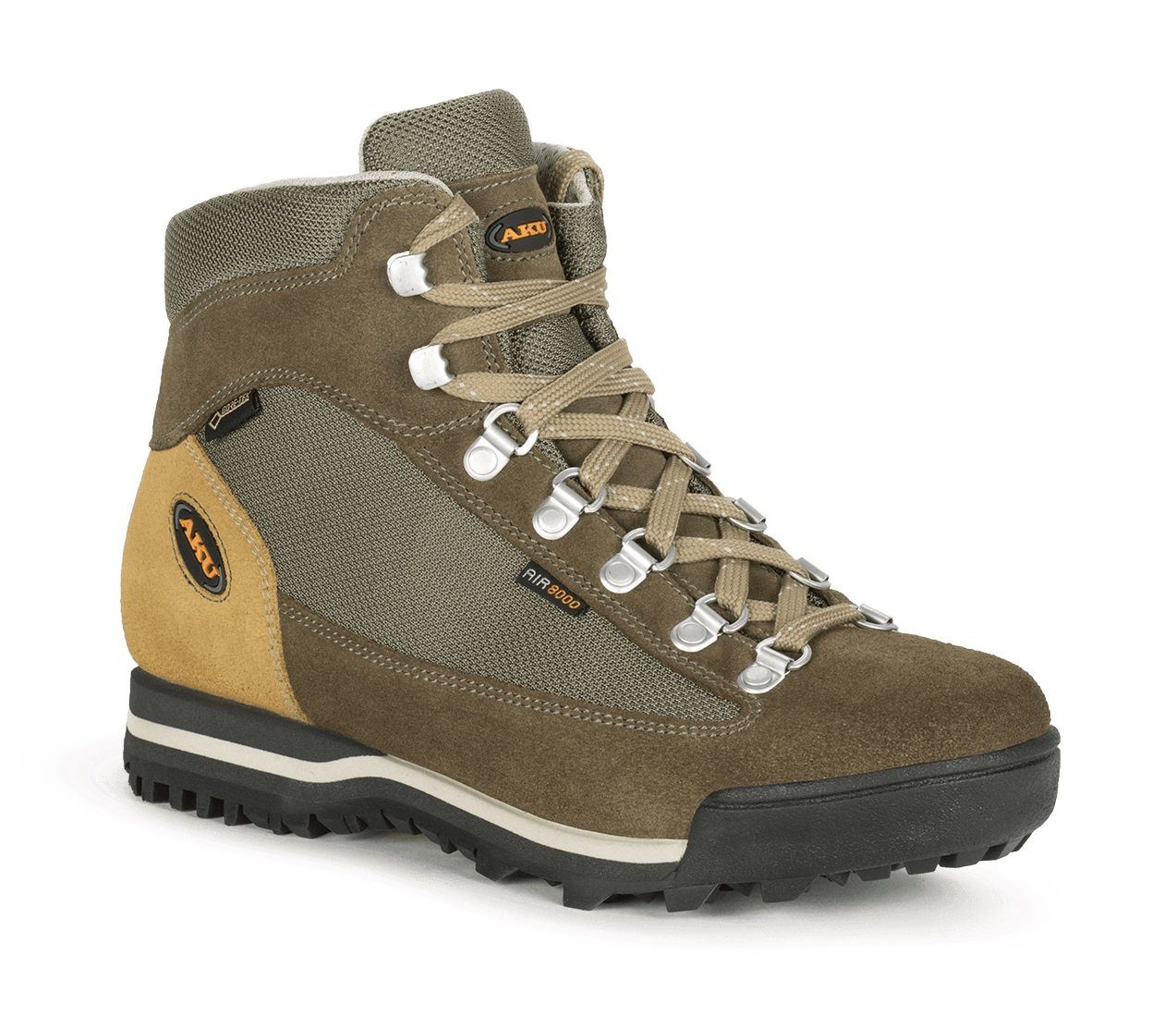 AKU Wander-Trekkingschuhe Ultra Light Micro GTX (wasserdicht) grün/grau Wanderschuh