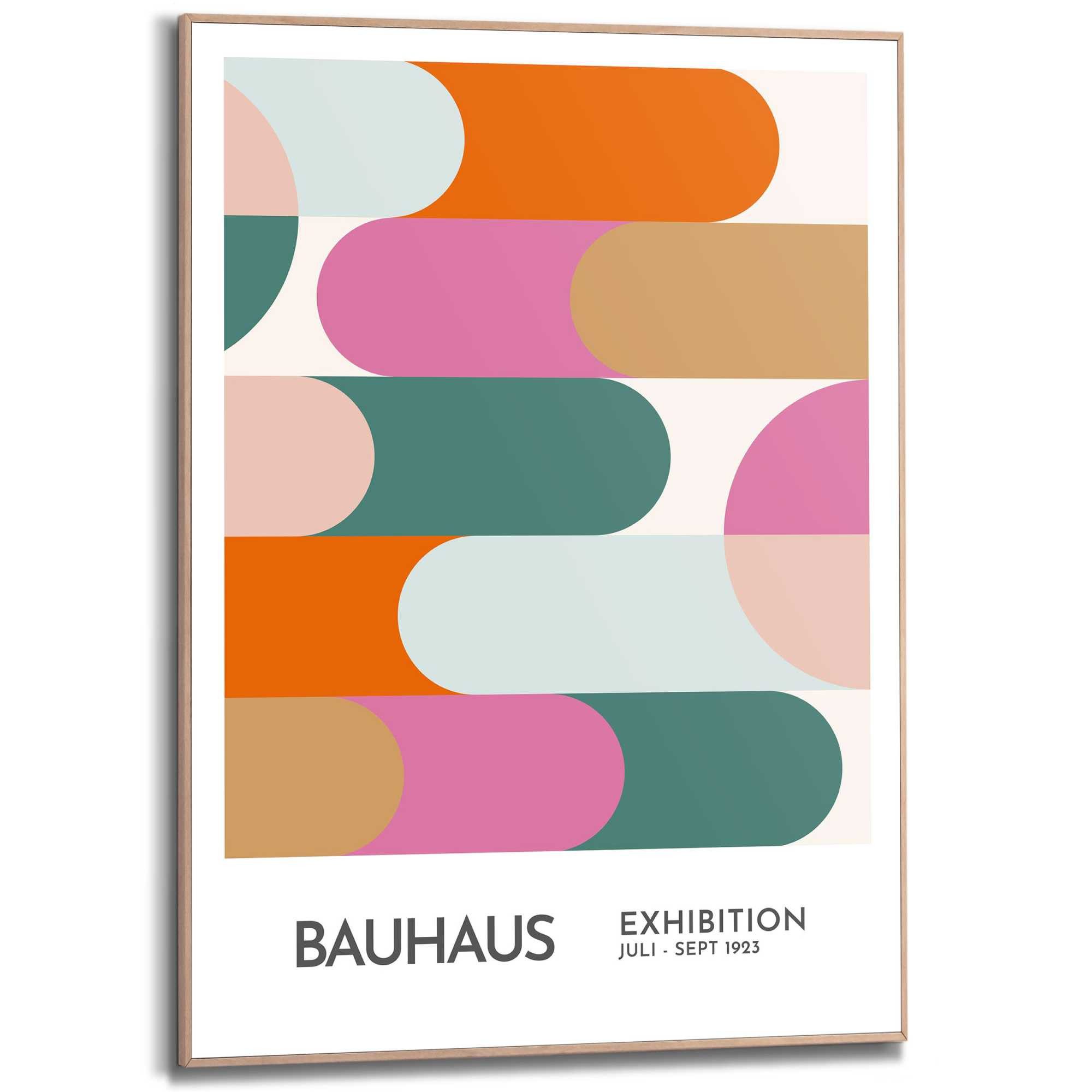 Reinders! Плакат Bauhaus Style, Wohnzimmer - Exhibition - Mehrfarbig - MDF - Kunst - 50x70 cm