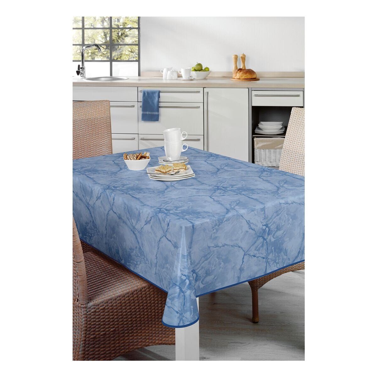 Peyer Syntex Tischdecke Milano Marmor, Wachstuch günstig online kaufen