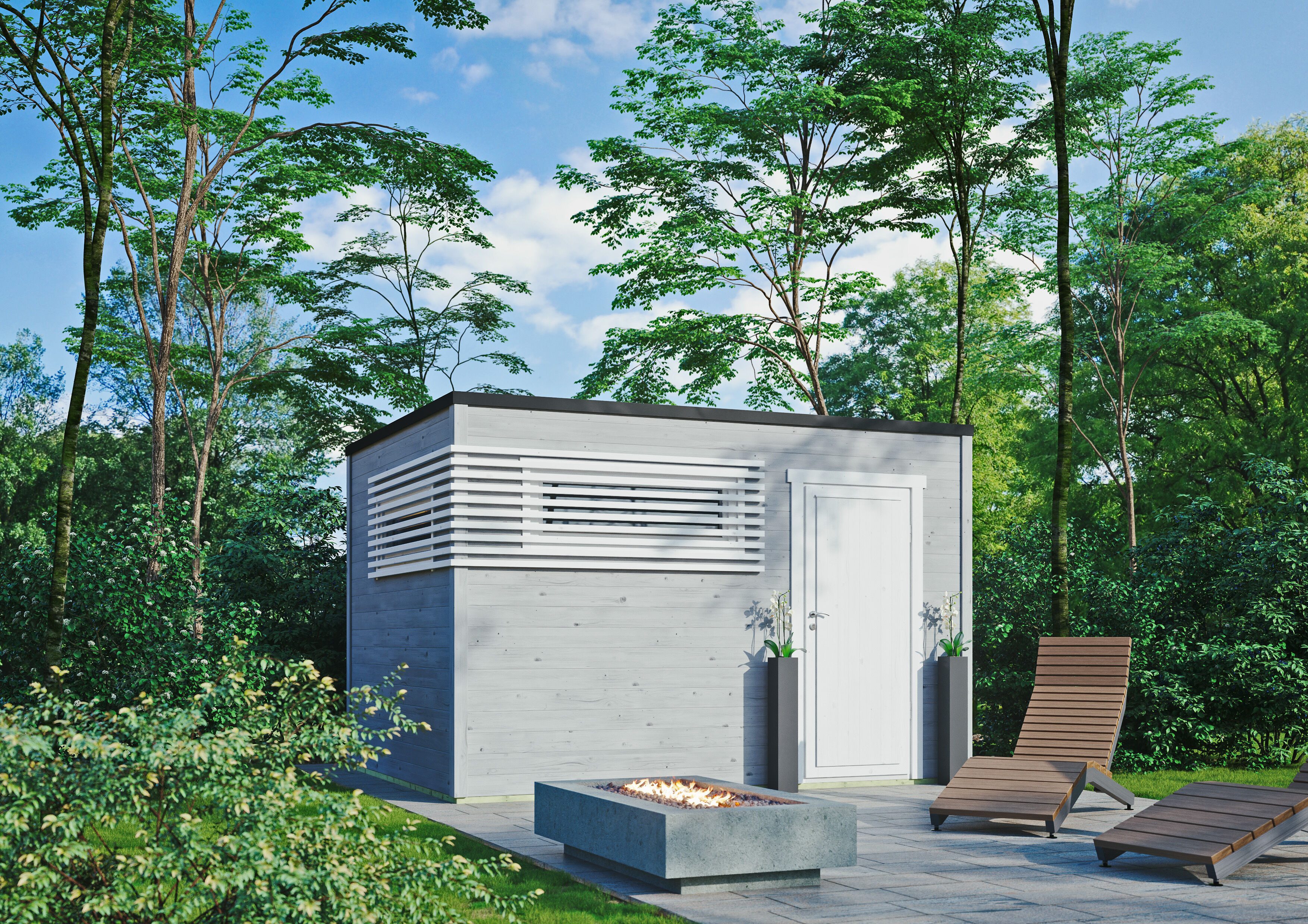 Gartenhaus Q-BIC Modern 44 C