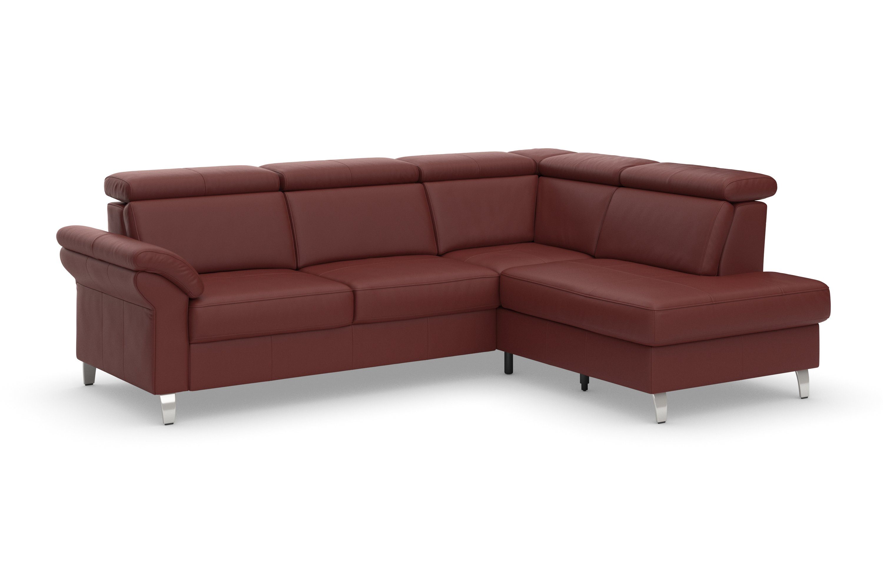 sit&more Ecksofa Arngast L-Form, inklusive Kopfteilverstellung und Federkern