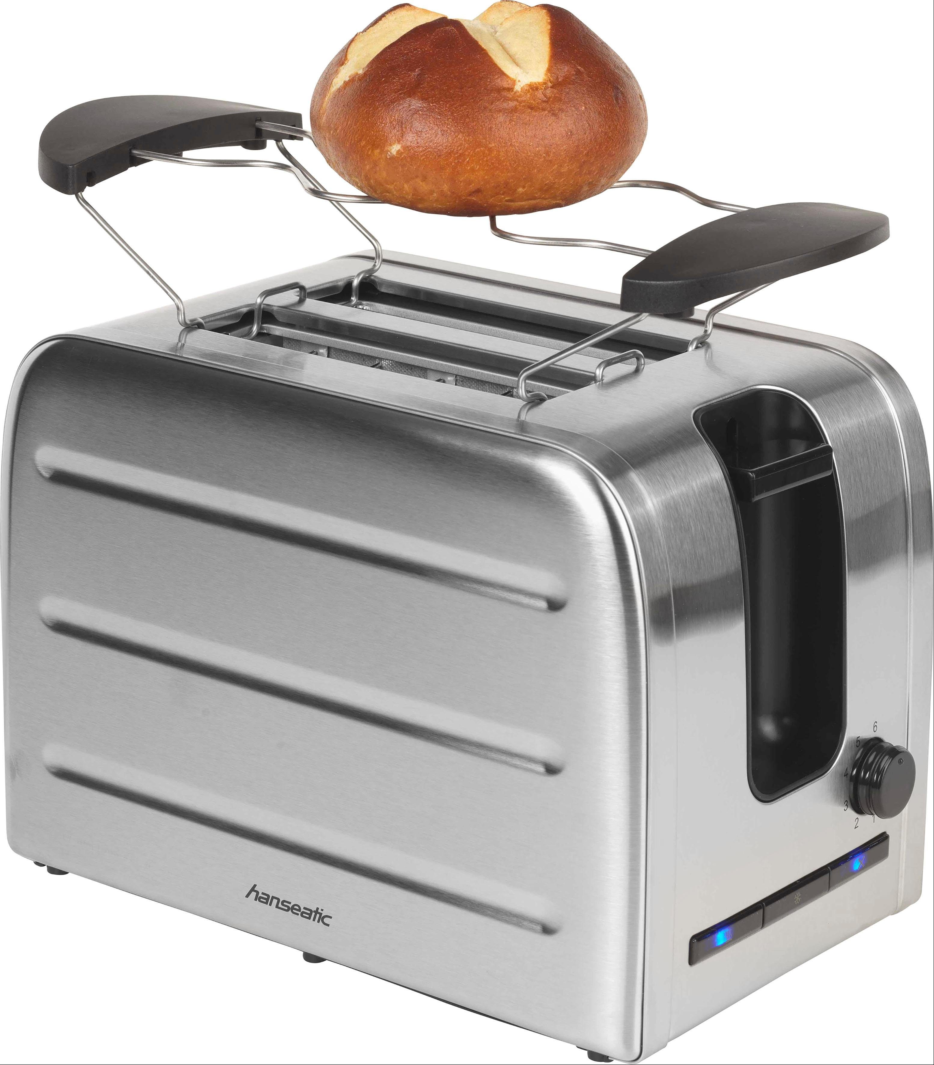 Hanseatic Toaster 36814853, 2 kurze Schlitze, 1050 W