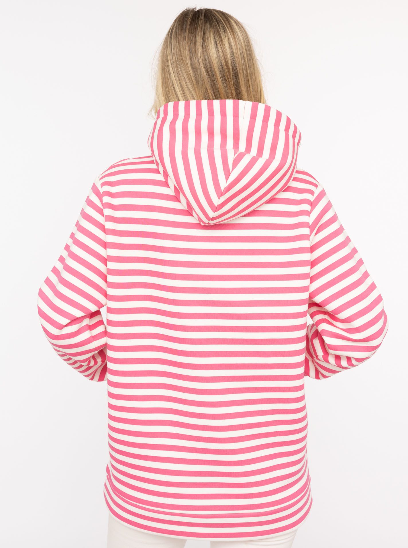 Zwillingsherz Kapuzensweatshirt "Streifen Strandglück" gestreift, Stickerer günstig online kaufen