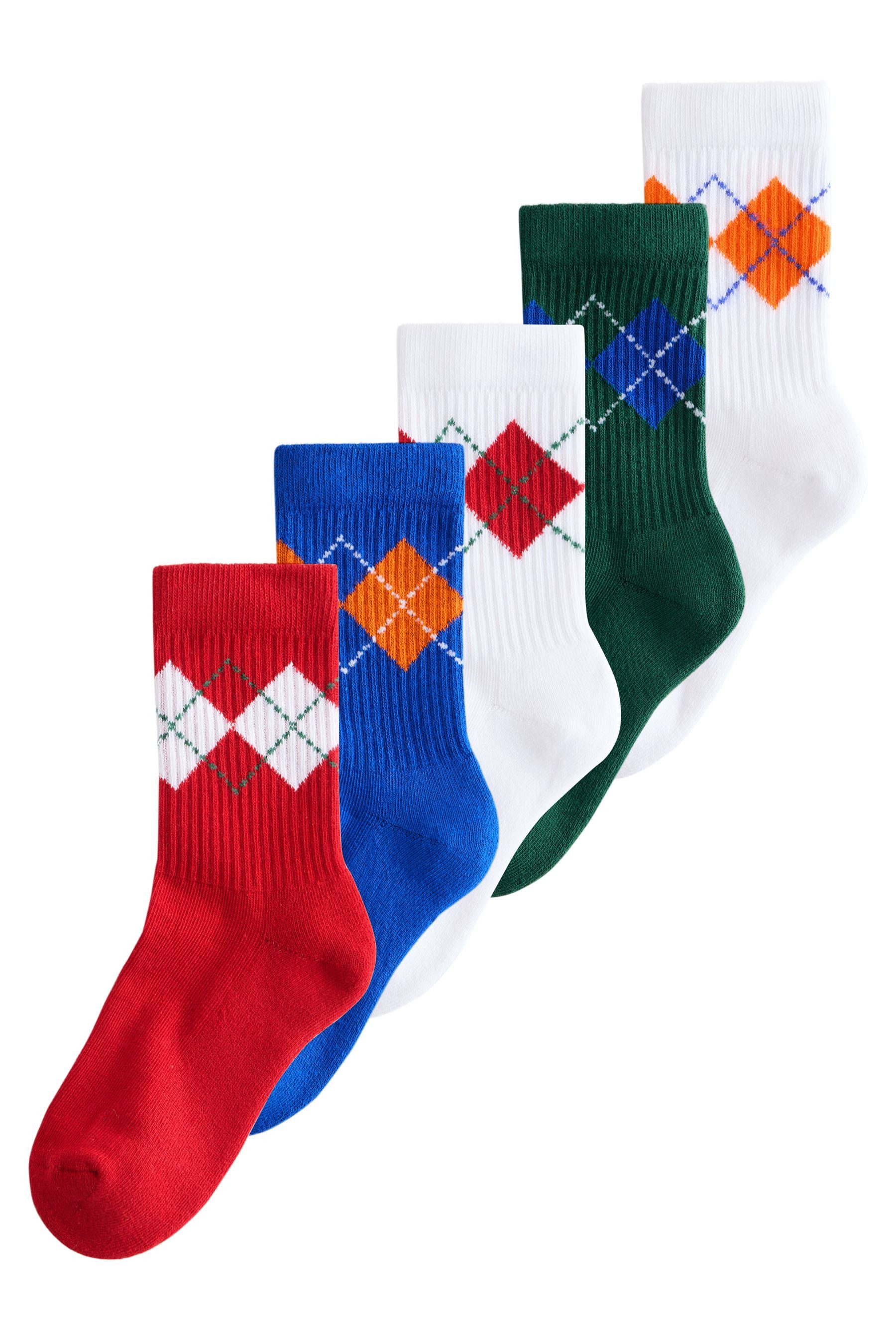 Next Basicsocken Gerippte Socken im 5er-Pack günstig online kaufen