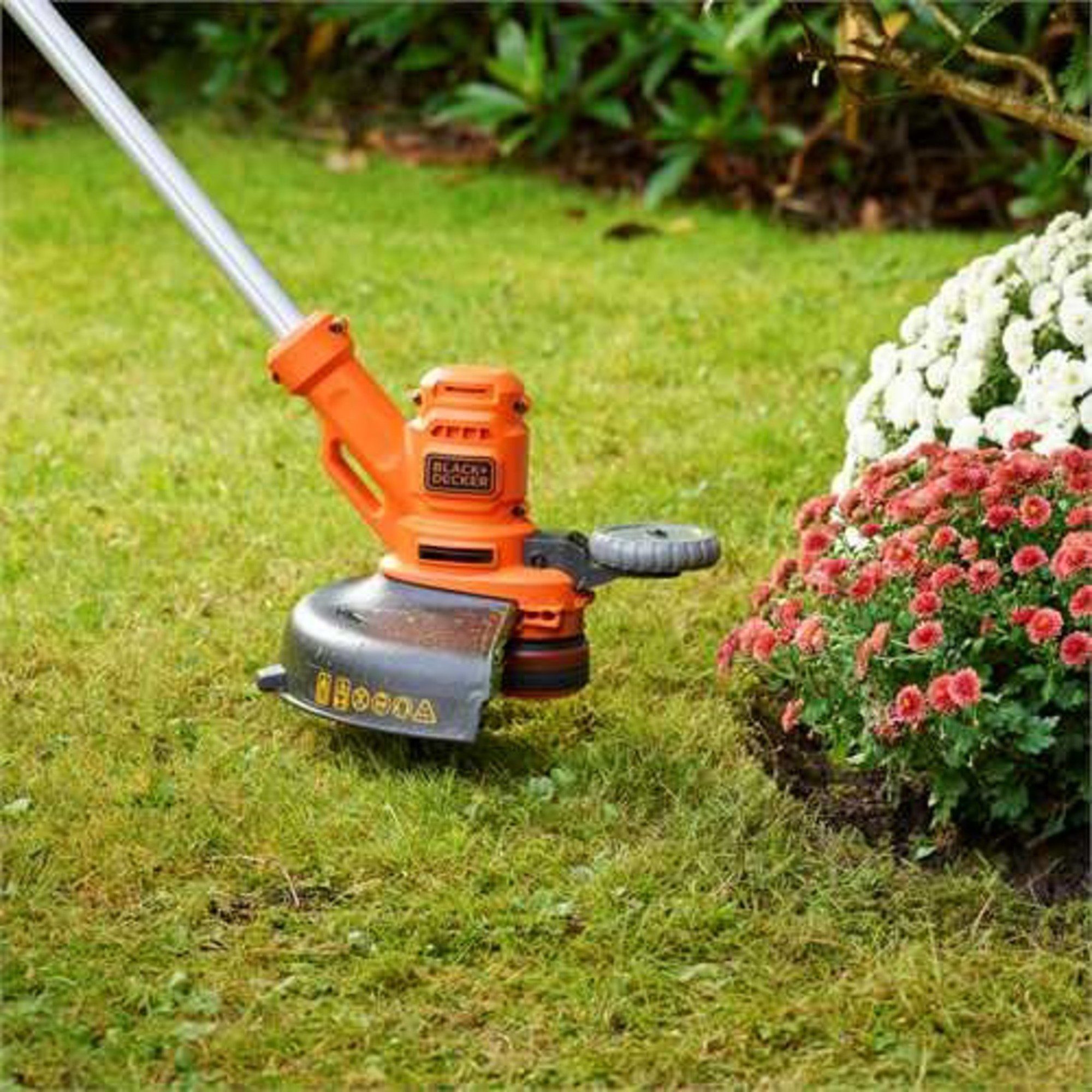 Black + Decker Elektro-Rasentrimmer BLACK+DECKER Rasentrimmer BESTA530-QS, (550 Watt)
