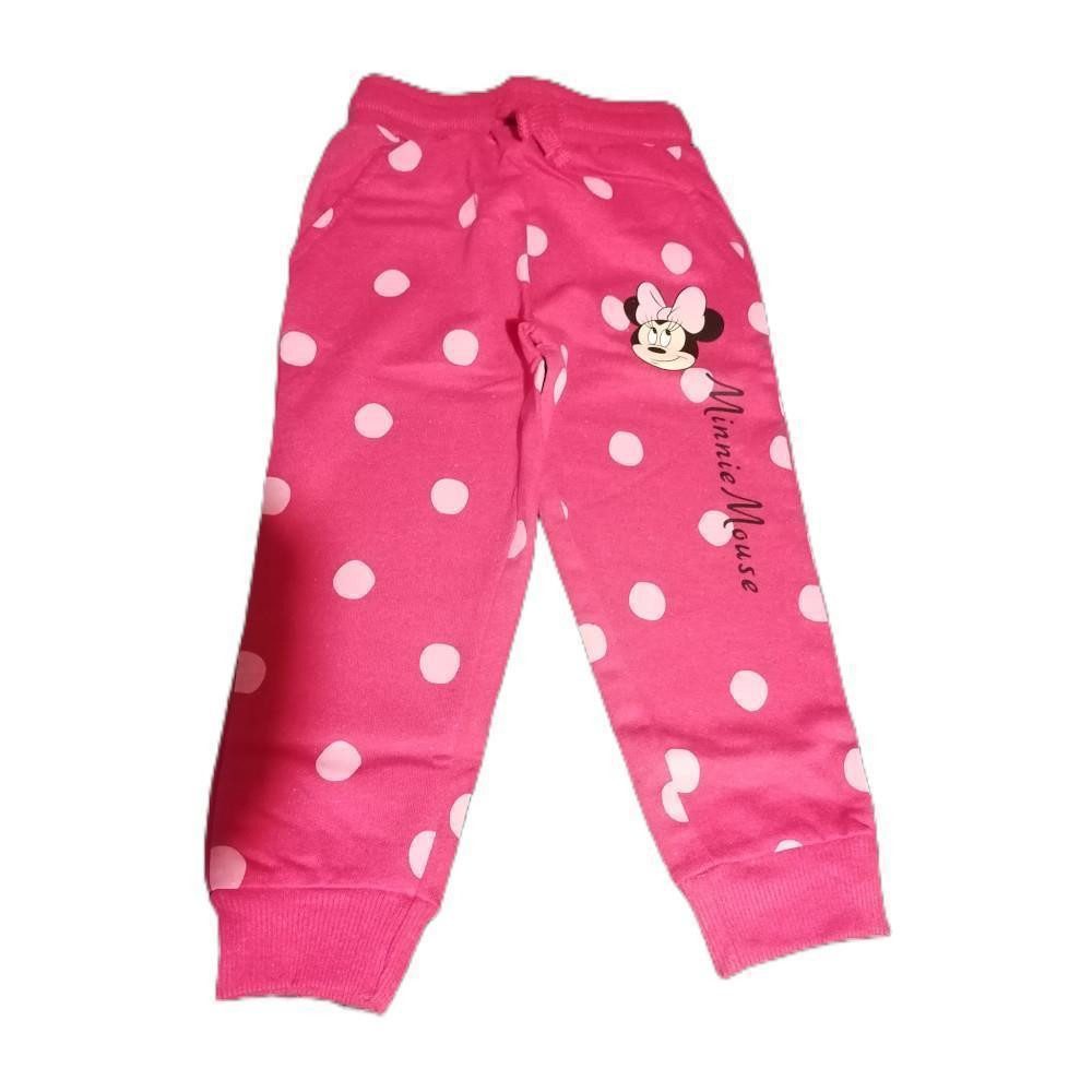 Jogginghose Minnie Maus Jogginghose für Mädchen, Grau & Pink, Größen 104-134