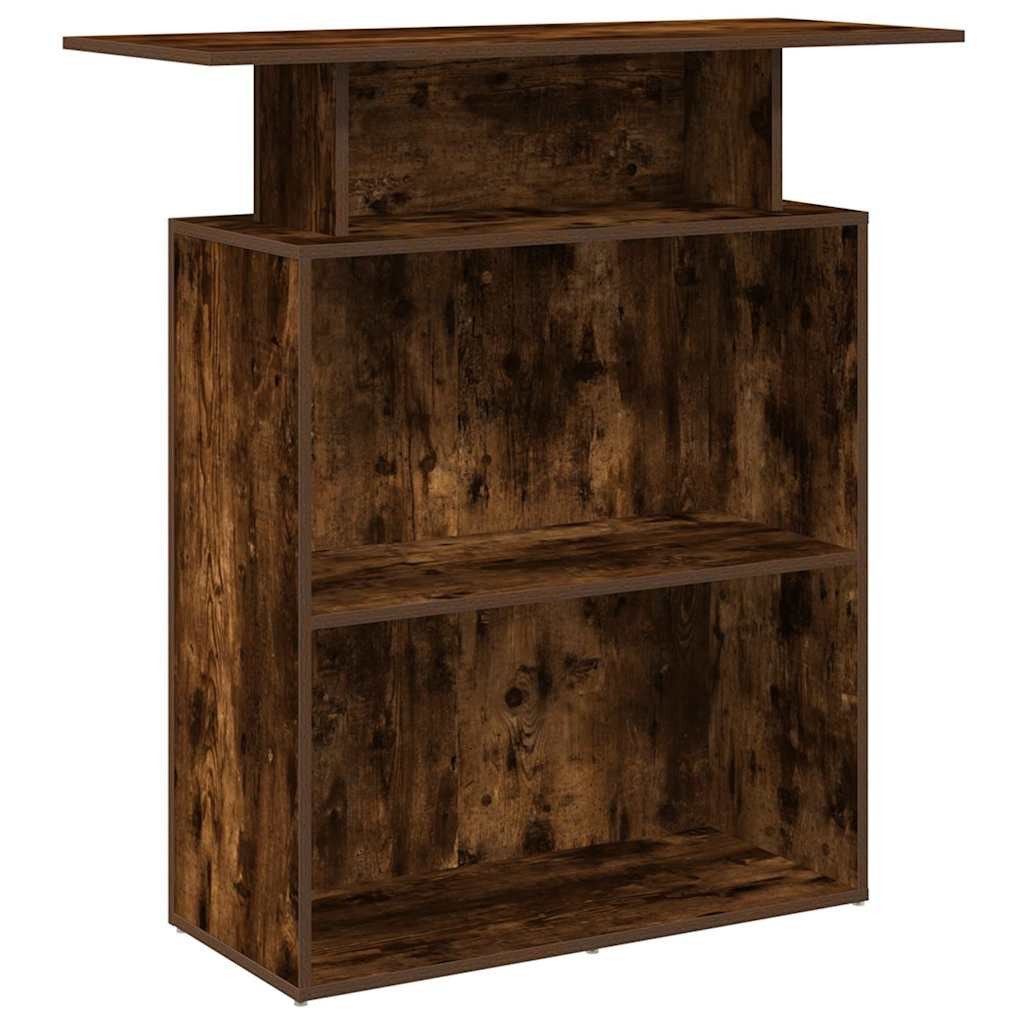 vidaXL Schreibtisch Empfangstheke Räuchereiche 100x40x104 cm günstig online kaufen