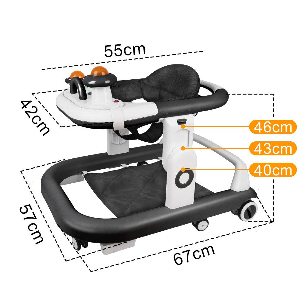 JEOBEST Lauflernhilfe Babywalker Spiel- und Lauflernwagen, mit Musik,Spiele günstig online kaufen