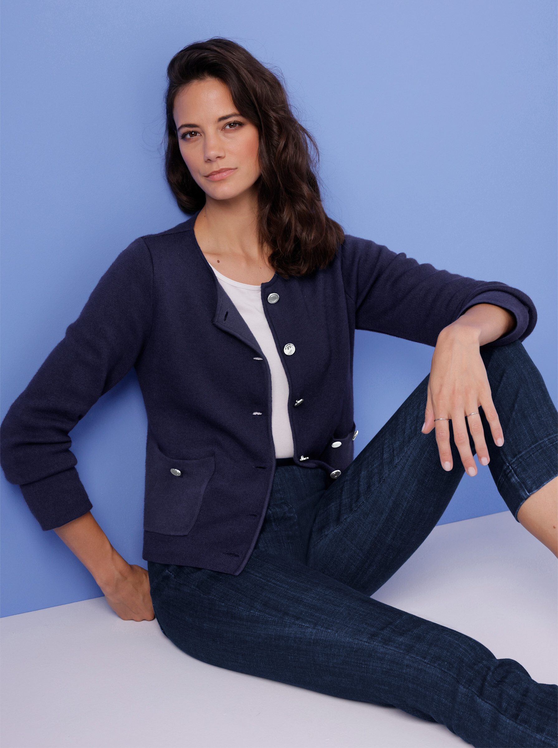 creation L Strickjacke Strickjacke . günstig online kaufen