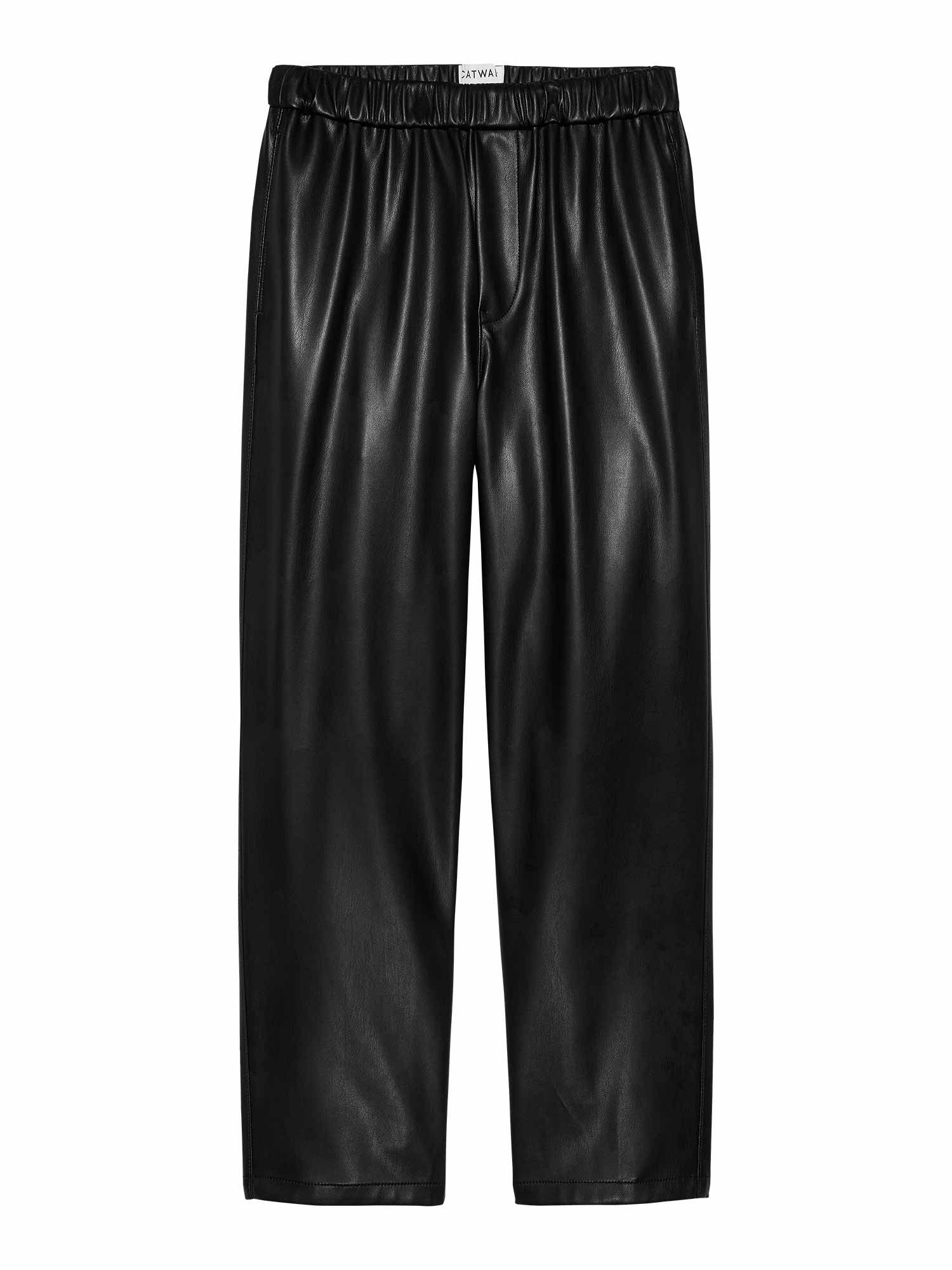 Catwalk Junkie Lederimitathose Vegan leather pull-on trousers