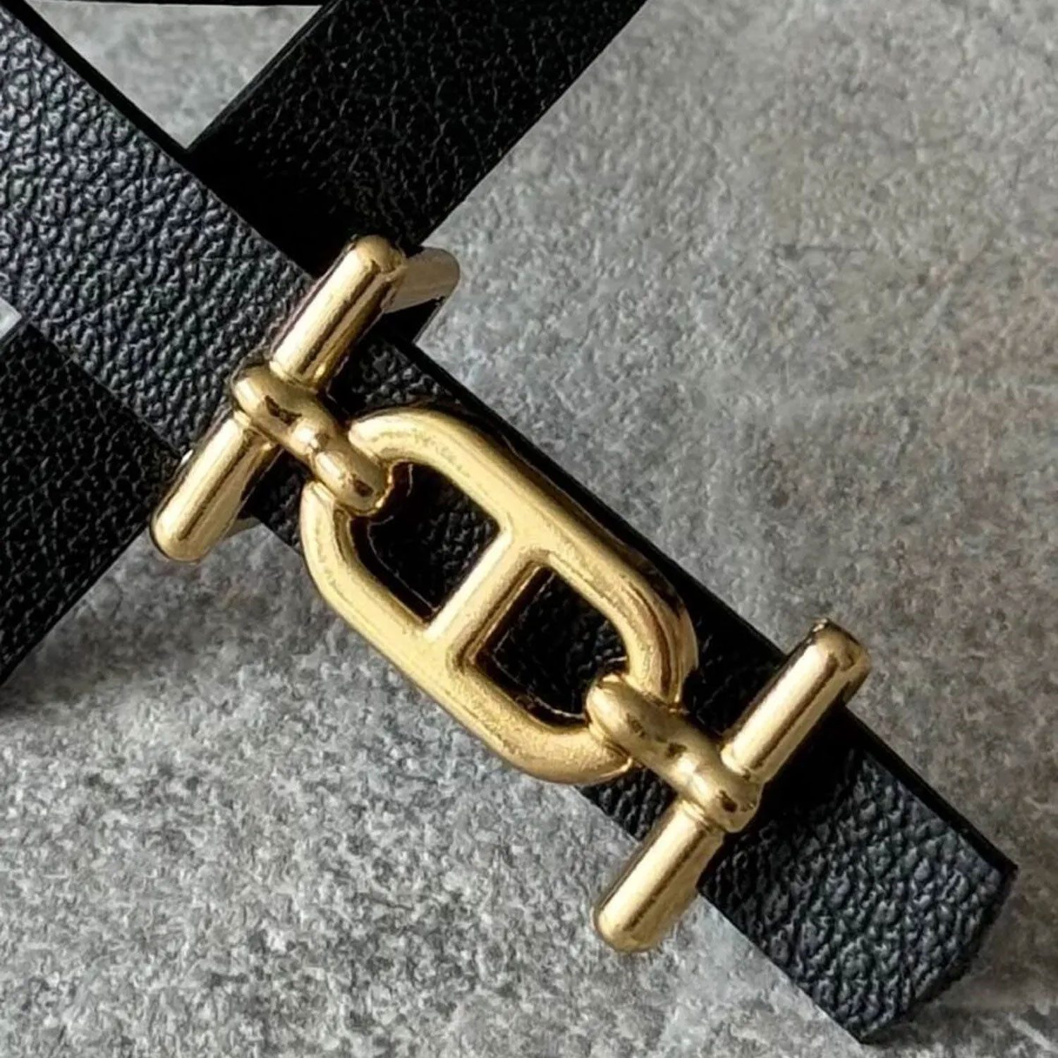 Jungengel Hüftgürtel Modegürtel 4'er Damengürtel Frauen-Gürtel Taillengürtel Kleidergürtel (4-St) Goldschnalle, Farben: Schwarz - Braun - Creme - Weiß – Bild 5 von 5