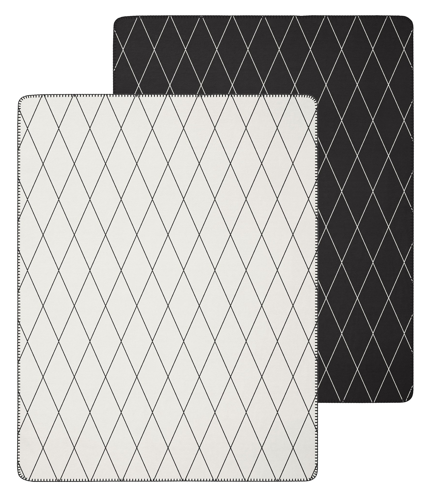 Wohndecke Andas, andas, Wendewohndecke mit modernem Zierstich