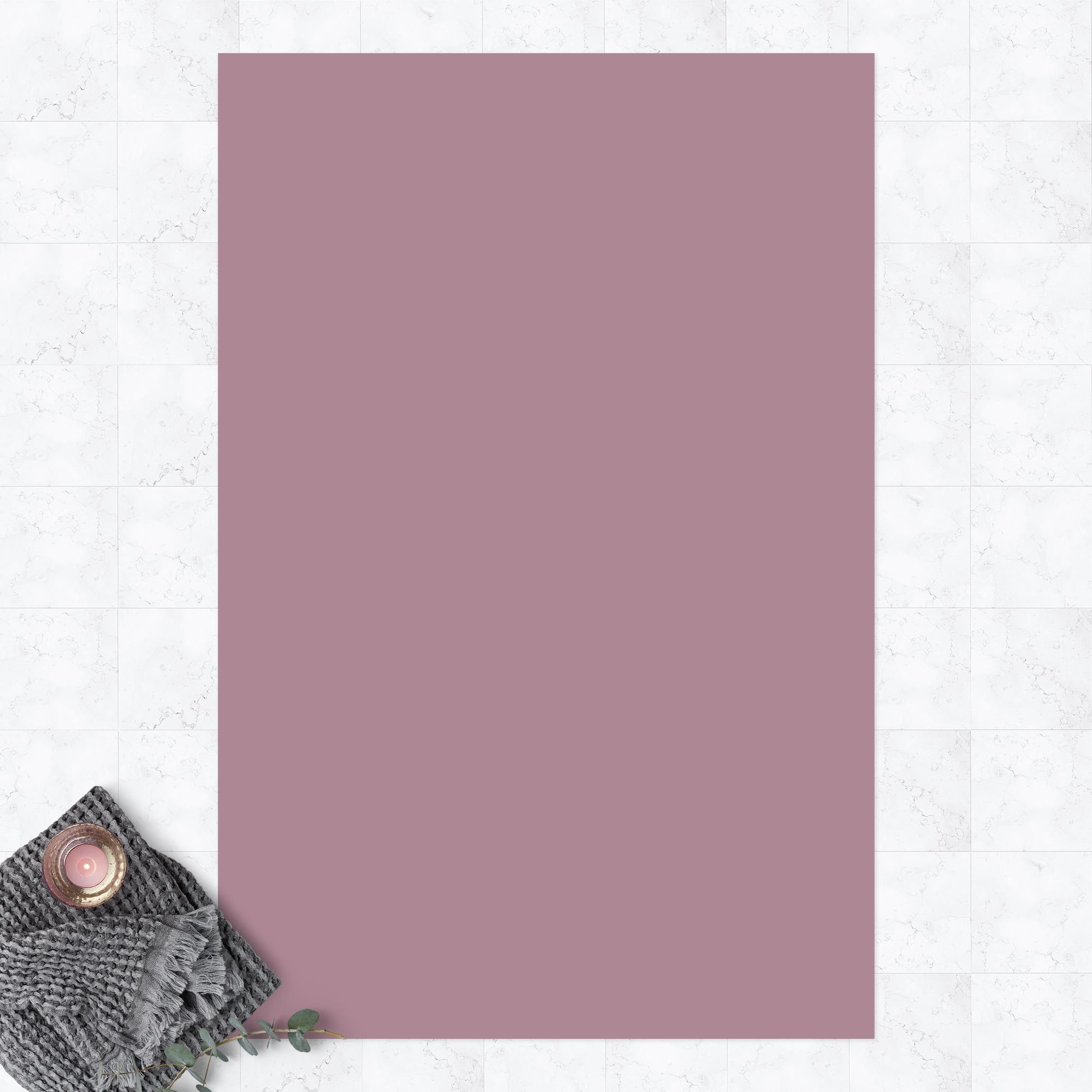 Bilderdepot24 Teppich Vinyl Wohnzimmer Schlafzimmer Flur Küche Einfarbig modern, rechteckig - violett glatt, nass wischbar (Küche, Tierhaare) - Saugroboter & Bodenheizung geeignet