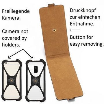 K-S-Trade Handyhülle für Emporia Smart.3 Mini, Handyhülle Schutzhülle Hülle Case Cover Flip Style Bumper