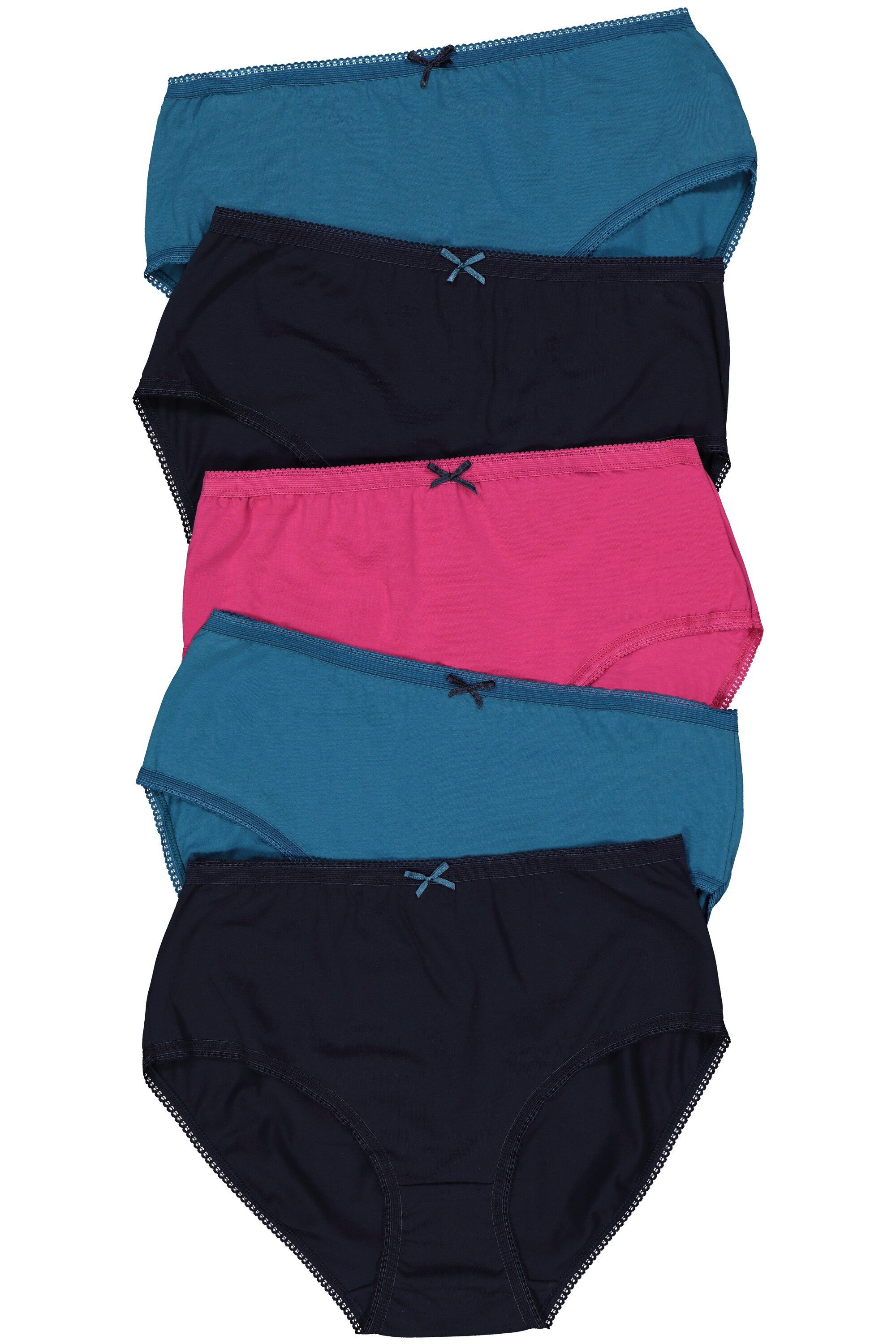 Ulla Popken Dames tailleslip (5-pack), Meerkleurig, 50-52 : Ulla Popken Ulla Popken Dames tailleslip (5-pack), Meerkleurig, 50-52 : Ulla Popken