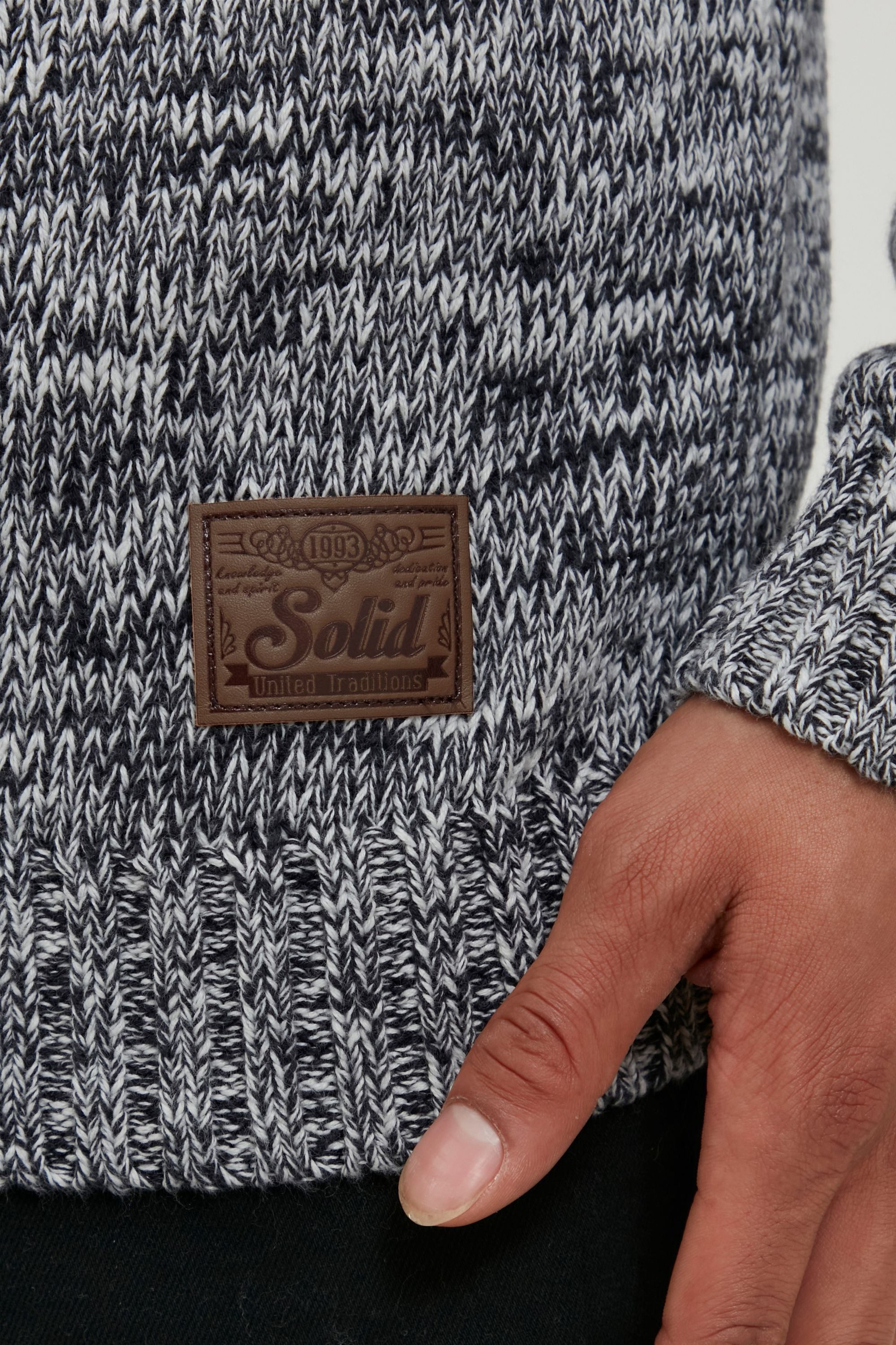 !Solid Strickjacke SDPomeroy Cardigan mit hochabschließendem Kragen