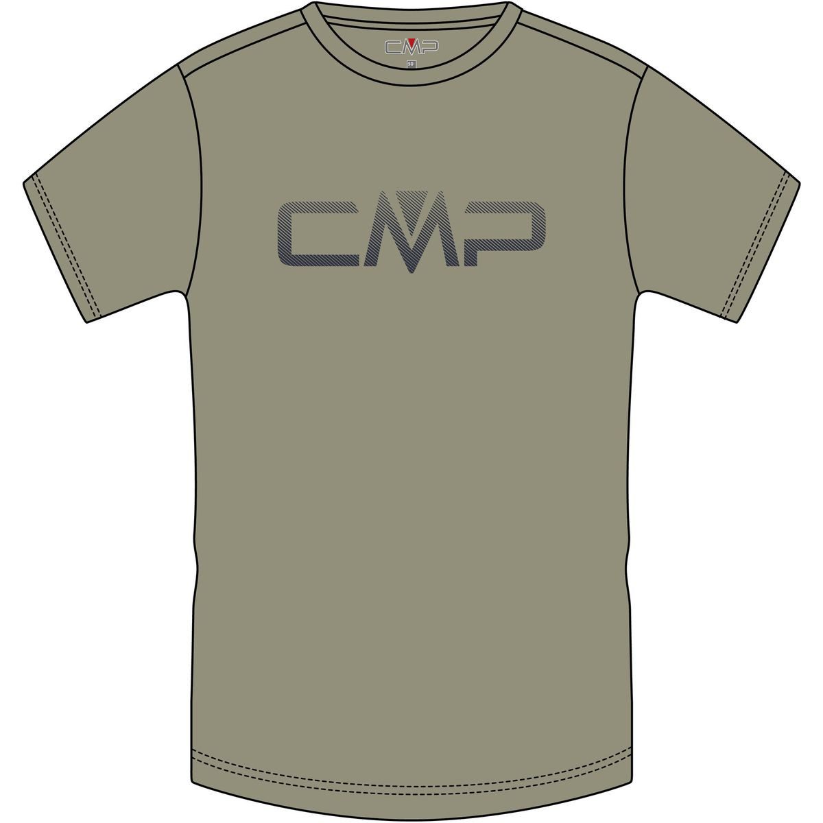 CMP Kurzarmshirt MAN CO T-shirt Leichtes, schnelltrocknendes Herren-T-Shirt für Outdoor-Aktivitäten