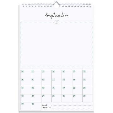 CUPCAKES & KISSES Kalender zum Selbstbasteln Kalender zum Selbstgestalten ohne Jahr, A4 Bastelkalender, Fotokalender, Kreativkalender immerwährend