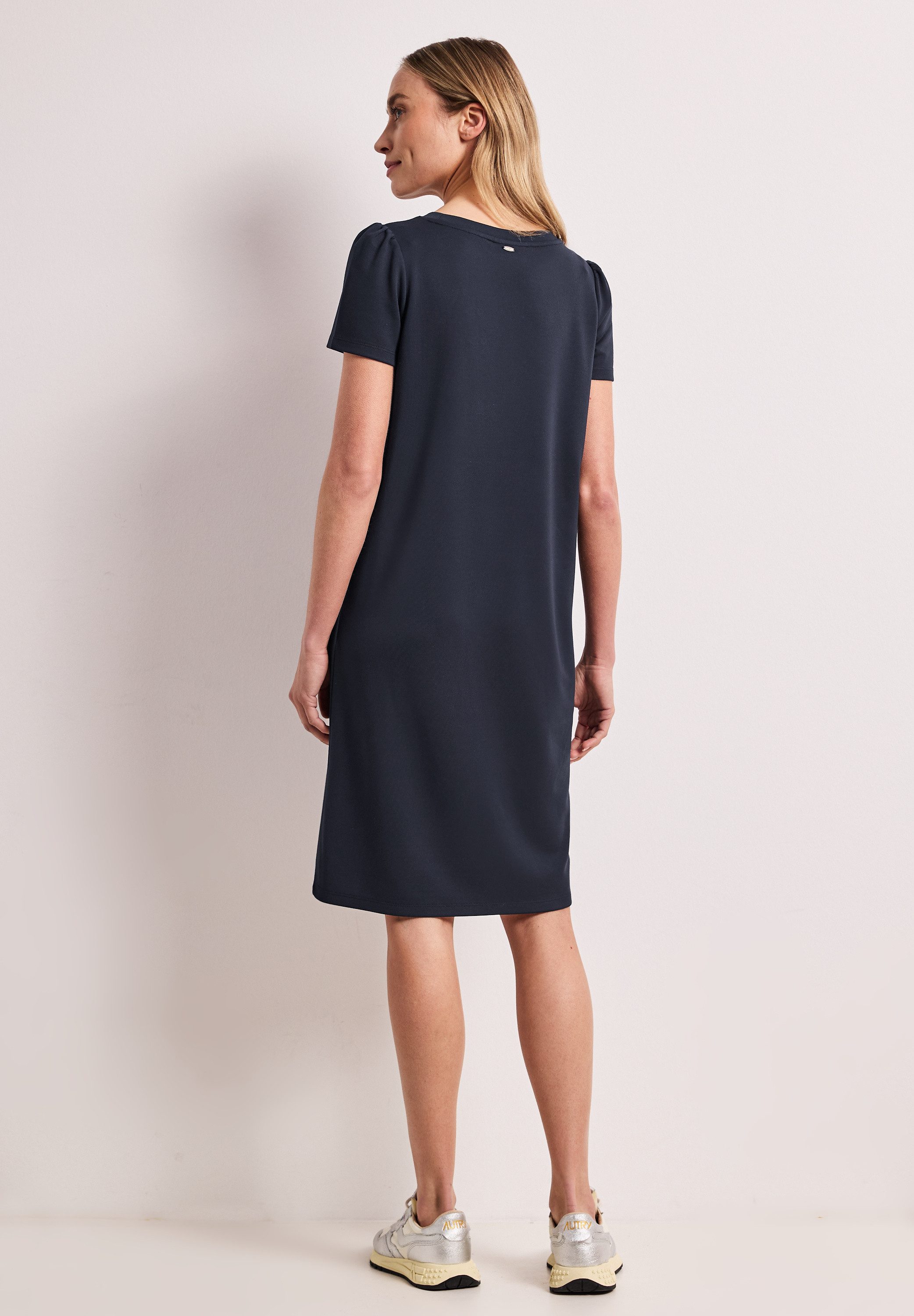 STREET ONE Midikleid mit Rundhalsausschnitt