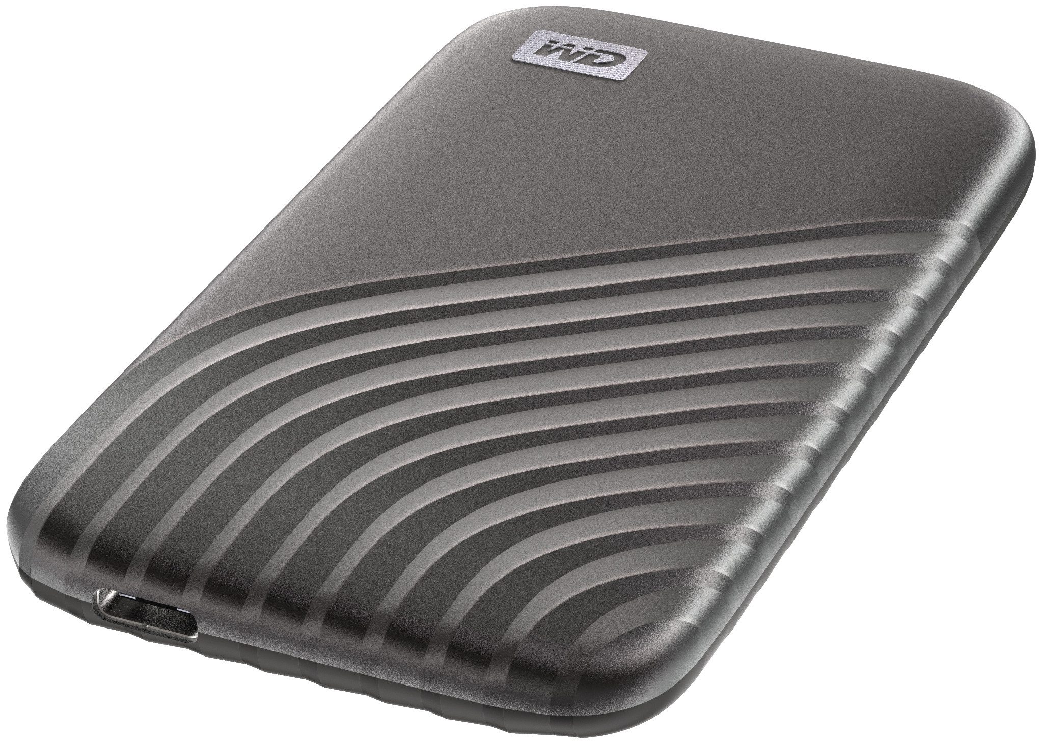 Western Digital Mobile Festplatte "My Passport SSD" 4 TB SSD-Festplatte (4000 GB) 3,5" 1050 MB/S Lesegeschwindigkeit, 1000 MB/S Schreibgeschwindigkeit