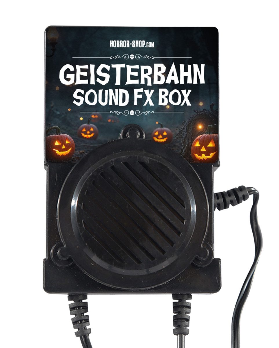Horror-Shop Dekoobjekt Geisterbahn Sound FX Box für Halloween