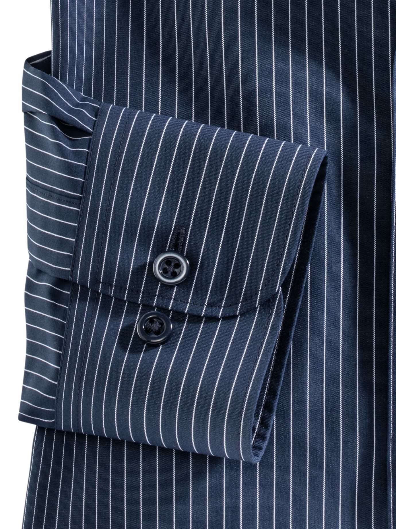 Walbusch Businesshemd Herren Extraglatt-Hemd Kent-Kragen Comfort fit Kentkragen Langarm, Business, bügelfrei, atmungsaktiv – Bild 4 von 5