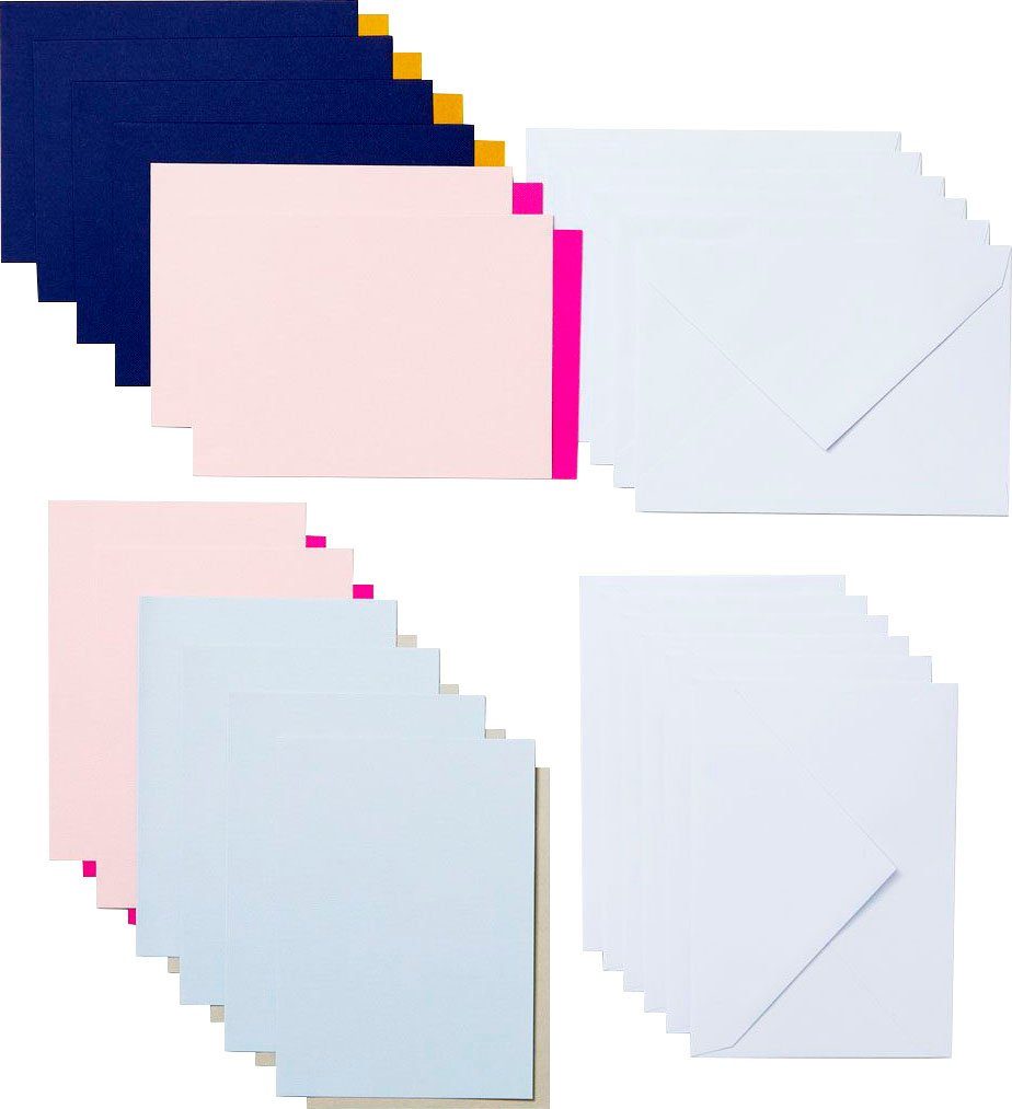 Cricut Kraftpapier Joy Doppelkarten mit Einleger & Umschlägen, Insert Cards, 11,43 cm x 15,87 cm