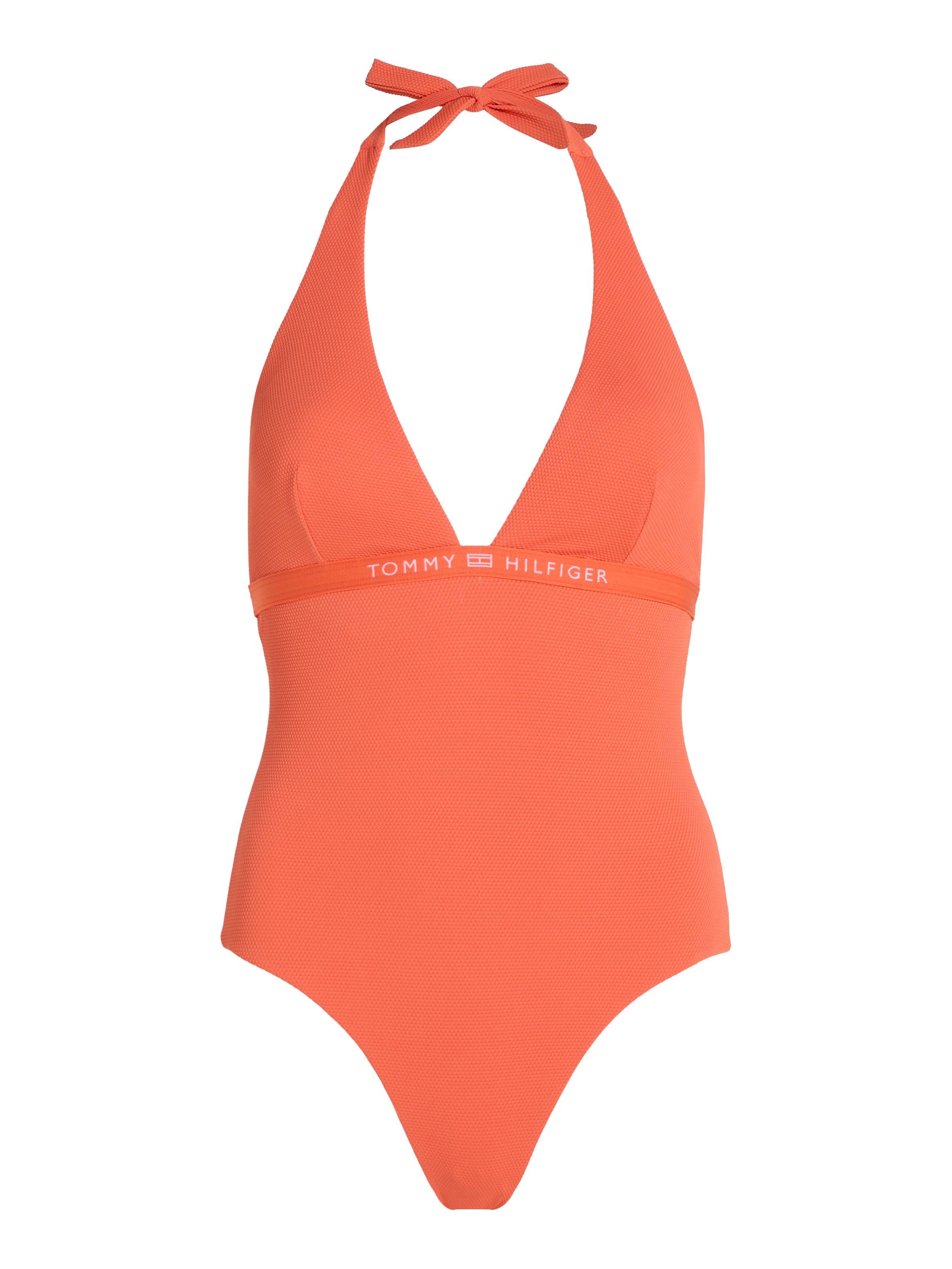 Tommy Hilfiger Swimwear Badeanzug HALTER ONE PIECE RP (EXT SIZES) in großen Größen