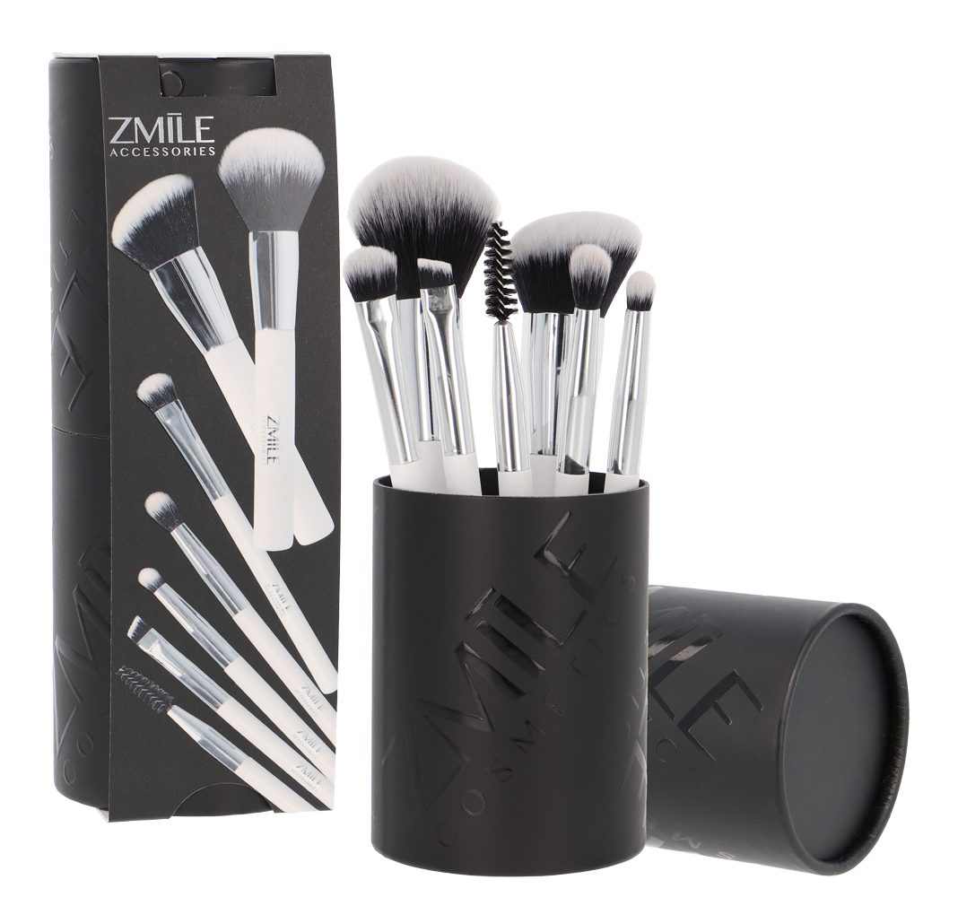 ZMILE COSMETICS Kosmetikpinsel-Set Your Utensilo 'Brushes' Pinsel-Set - Kosmetikpinsel Make-Up Pinsel, 7 tlg., zum Auftragen von Mascara, Eyeliner, Lidschatten, Rouge