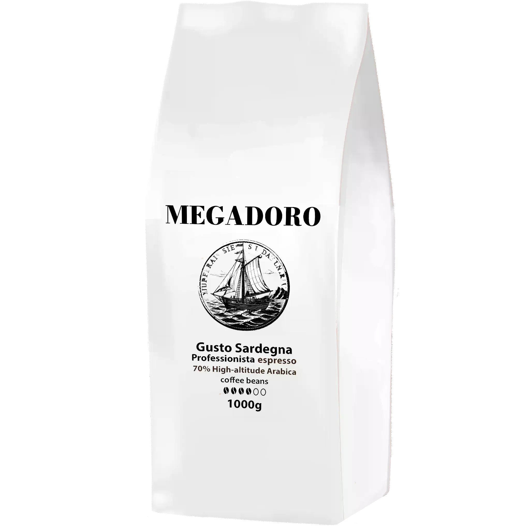 Megadoro Kaffee Megadoro PRO Gusto Sardegna Kaffeebohnen