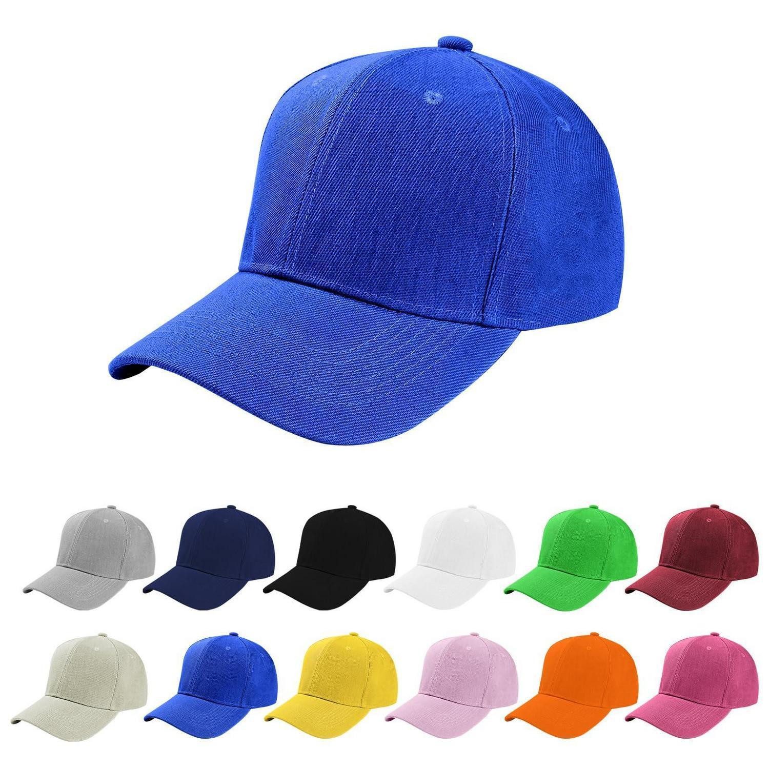 Baseball Cap Basecap Unisex Einstellbar Schirm Sonnenschutz Outdoor Blau