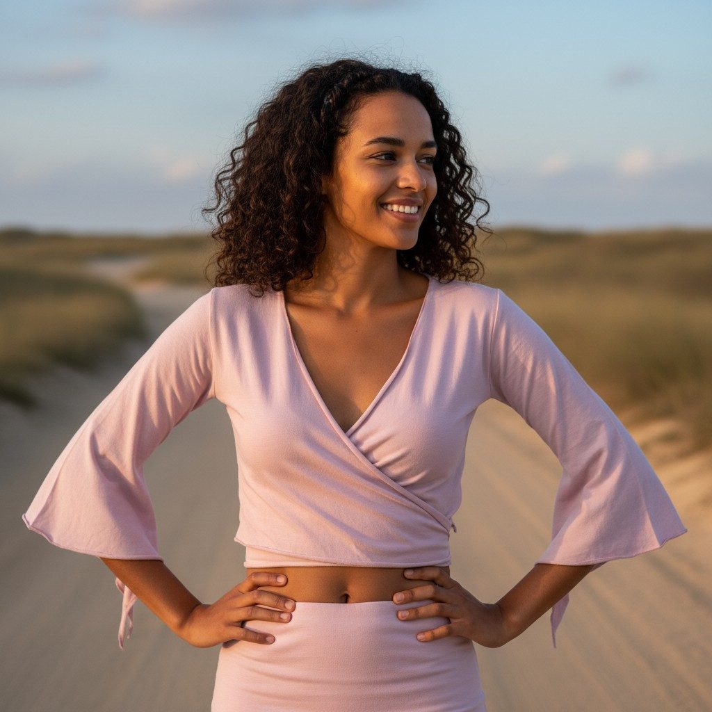 Guru-Shop T-Shirt Elfen Top aus Bio-Baumwolle, Top Goa-chic, Yoga.. Festival, Ethno Style, alternative Bekleidung