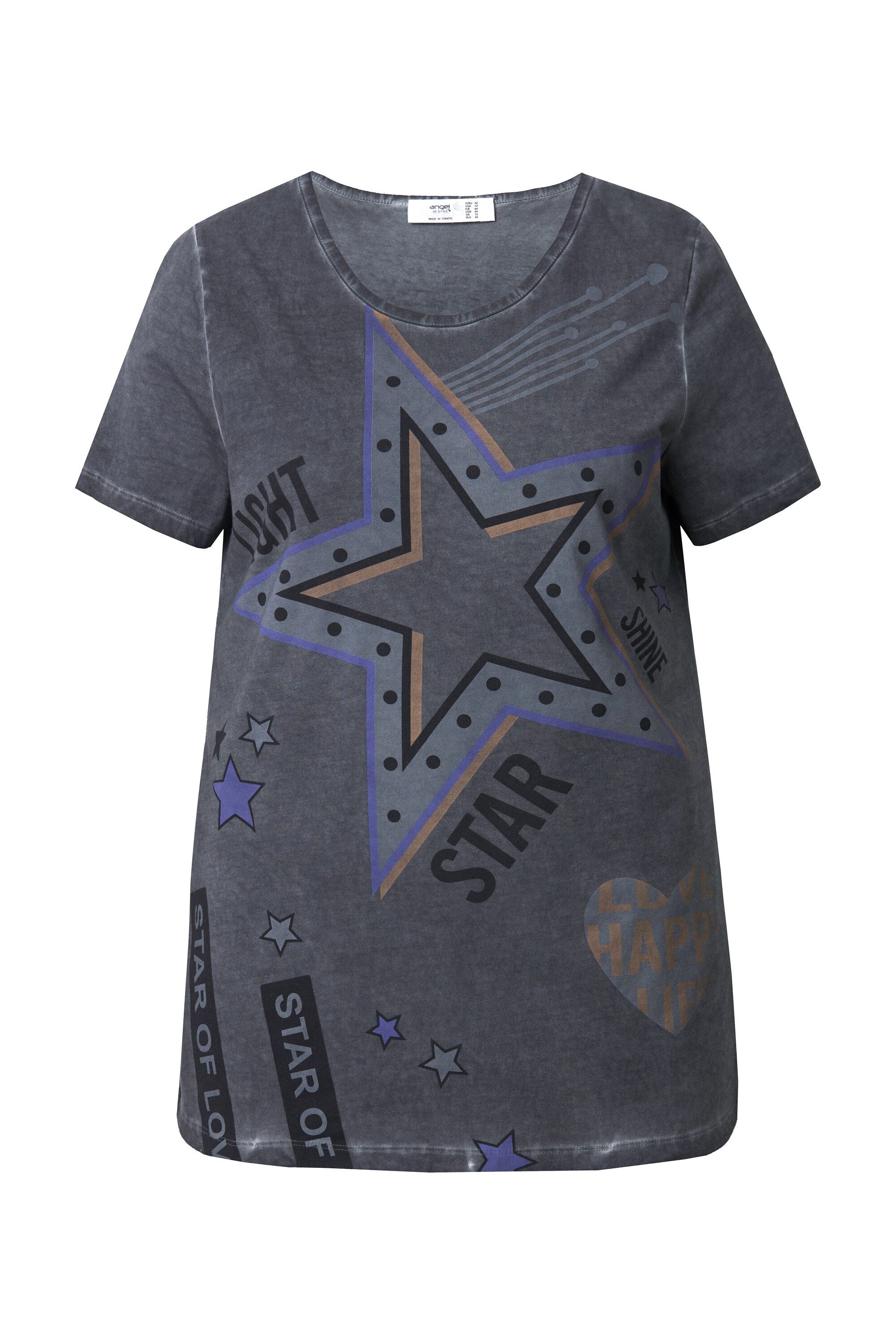 Angel of Style T-Shirt T-Shirt Regular Fit Stern-Druck günstig online kaufen