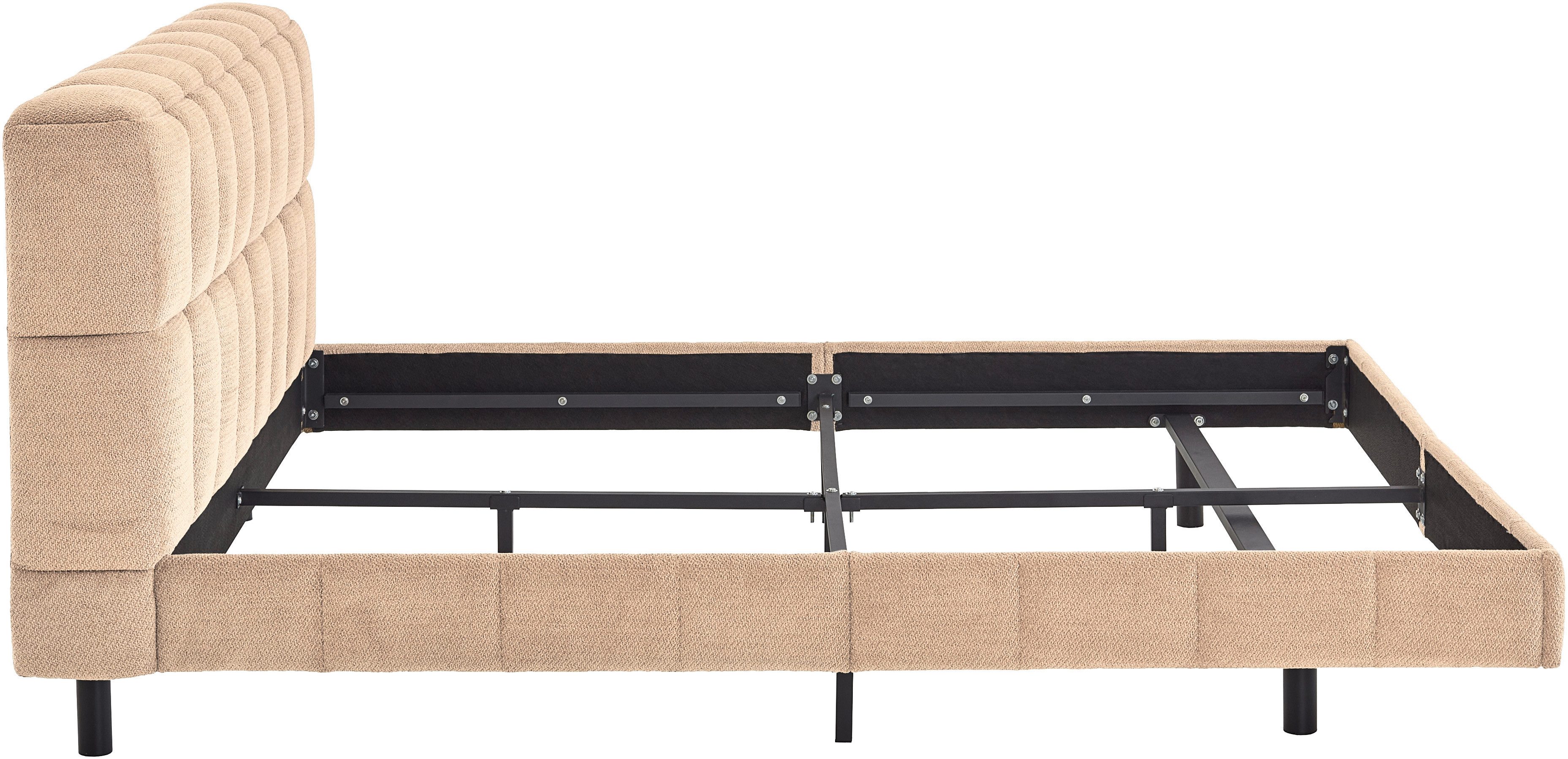 ATLANTIC home collection Polsterbett Neela in 180cm x 200cm, gepolstertes Kopfteil und Rahmen, Bezug aus hochwertigen Strukturstoff – Bild 5 von 5