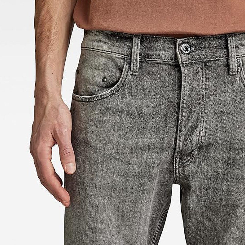 G-STAR Gerade Jeans Herren Triple A Straight Jeans 30W / 34L (1-tlg) Button closure Maschinenwäsche