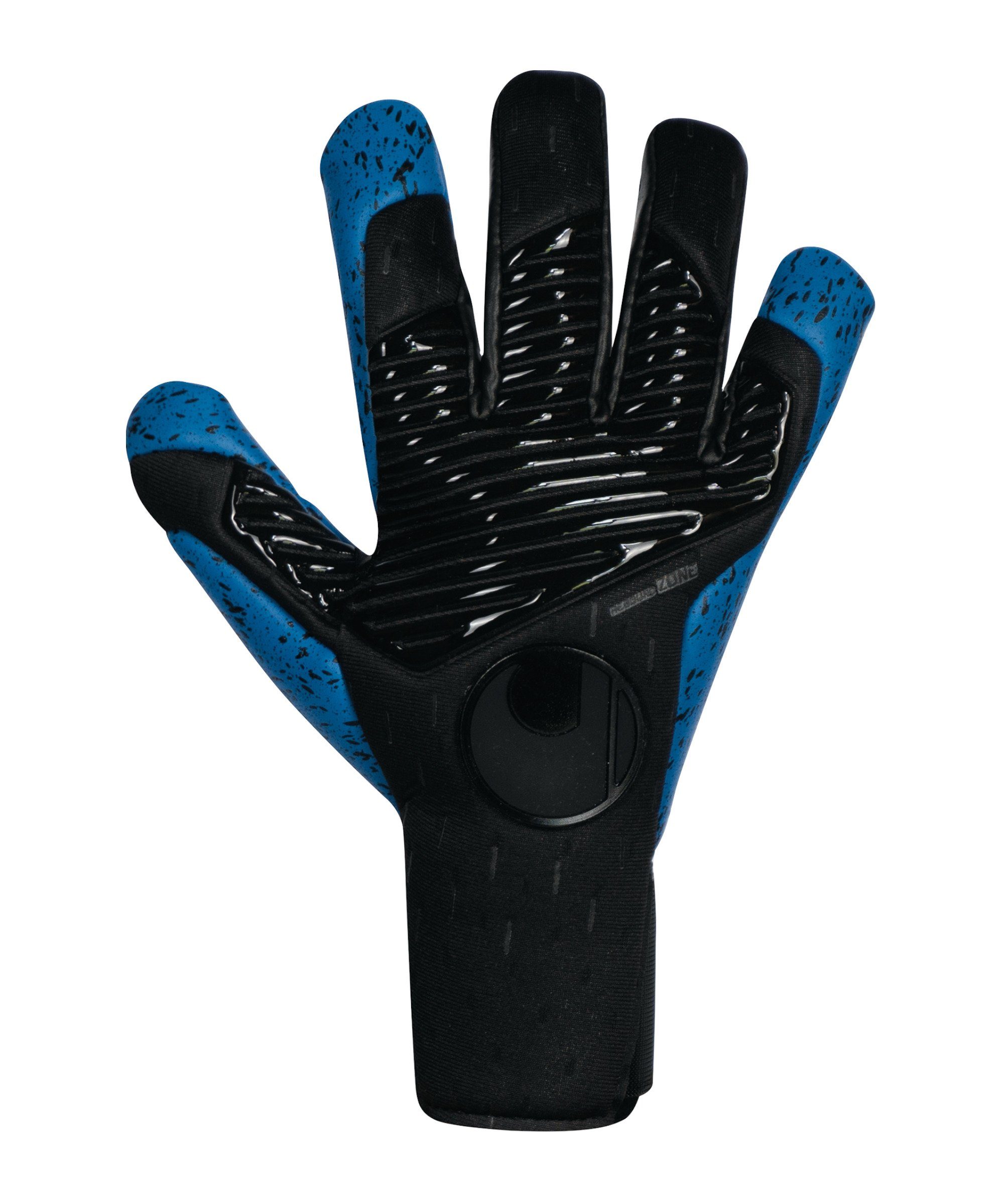 uhlsport Torwarthandschuhe Speed Contact Black Supergrip+ HN TW-Handschuhe blauschwarz