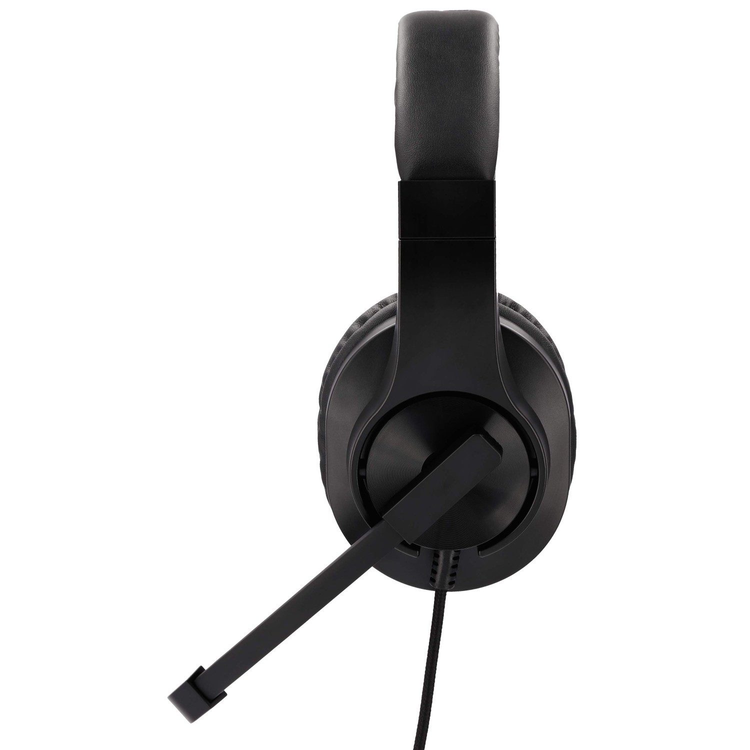 Hama Office Over-Ear Headset 3,5mm Stereo Schwarz PC-Headset (Mikrofon, PC Büro Kophörer Mikrofon Mikro Kopfbügel 2m Kabel Fernbedienung)