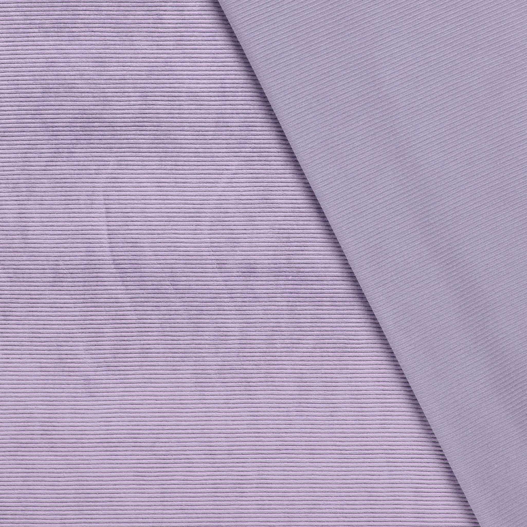 Thumbnail - maDDma Stoff Velour Nicky gerippt uni ab 50 x 155cm Baumwolle Polyester Kord, 043 - lavendel
