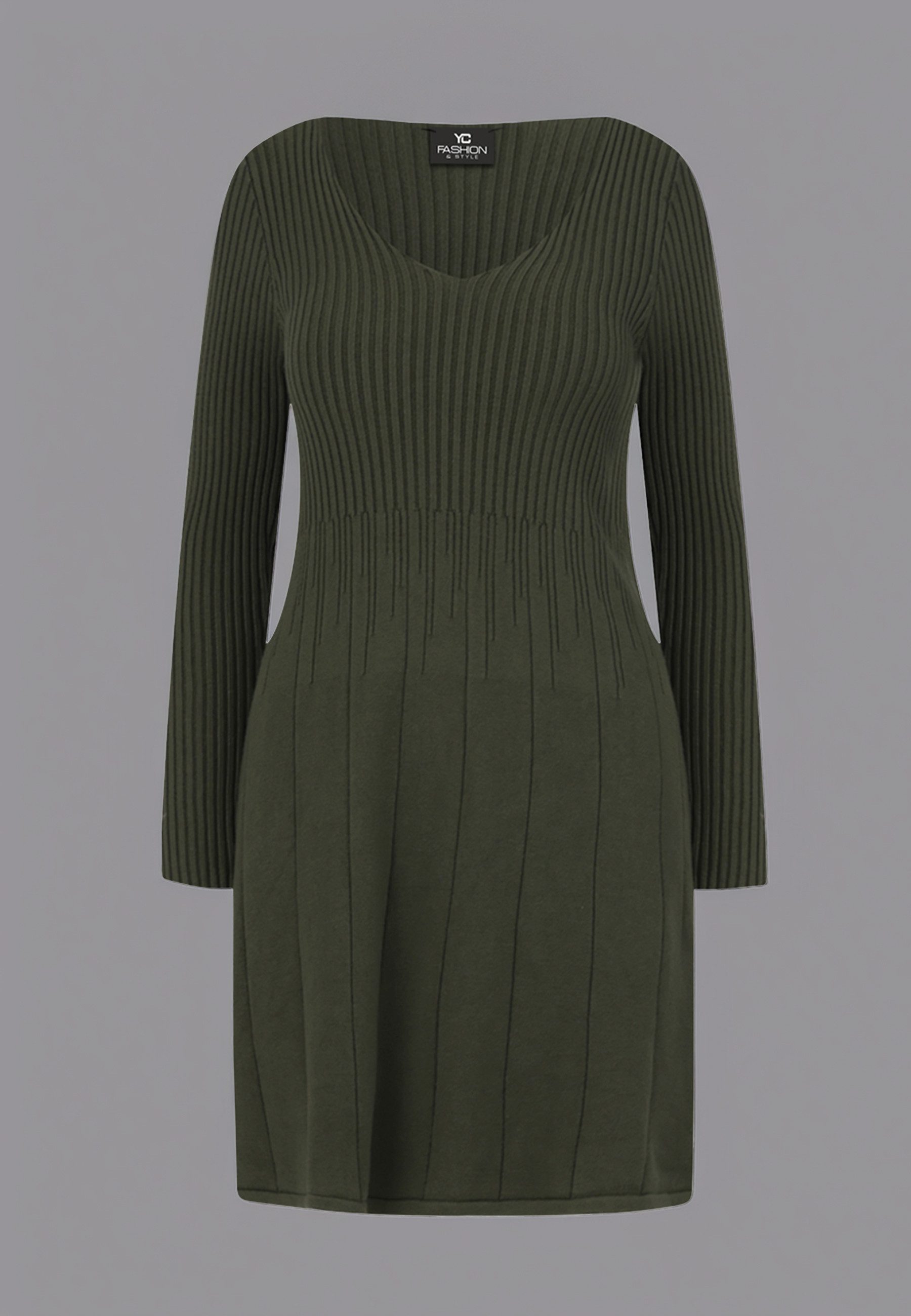 YC Fashion & Style Strickkleid zeitlos, vielseitig und wunderbar feminin Basic