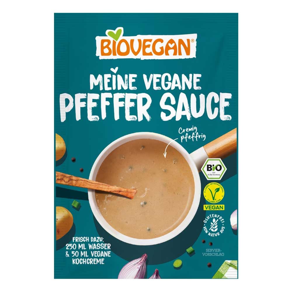 Biovegan Fertiggericht Meine Vegane - Pfeffer-Sauce 35g