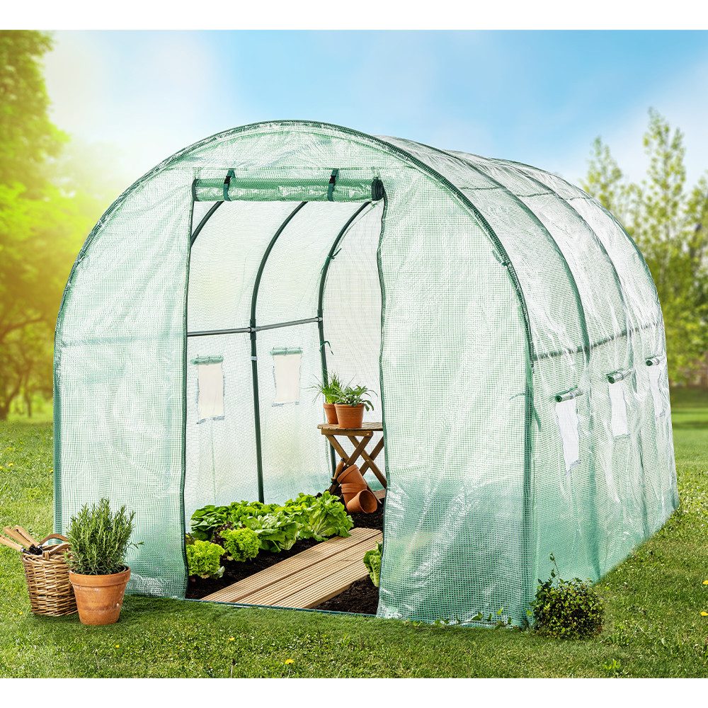 Green Yard Tomatengewächshaus Tunnelgewächshaus, Tomatengewächshaus, ca. 200 x 300 x 200 cm