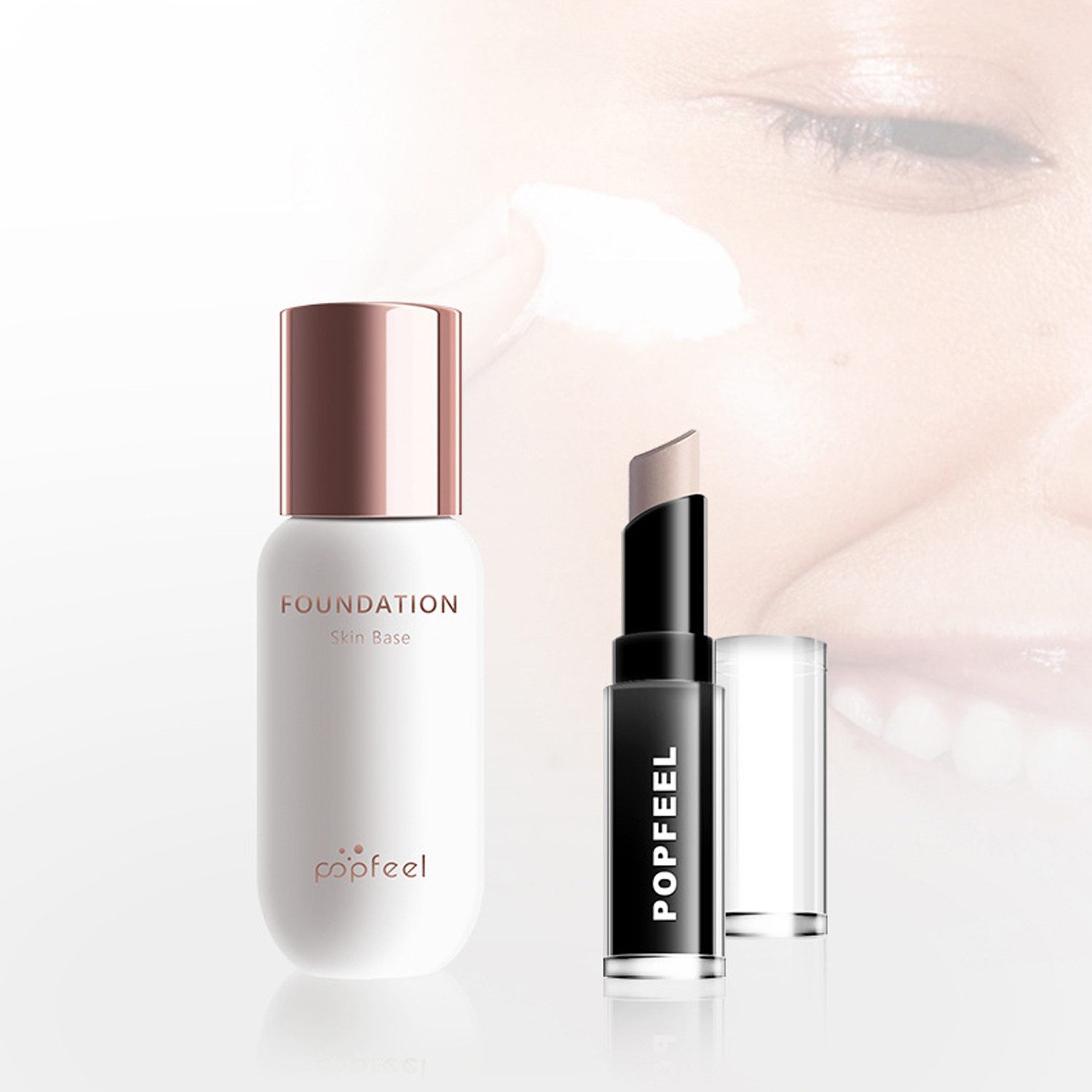 KINSI Make-up Set Mehrteiliges Make-up Set, Einsteiger Schminkset, Geschenkset für Damen, 24-tlg., leichtes Schminkset Komplettset, Must Have Set für Makeup-Trägerinnen