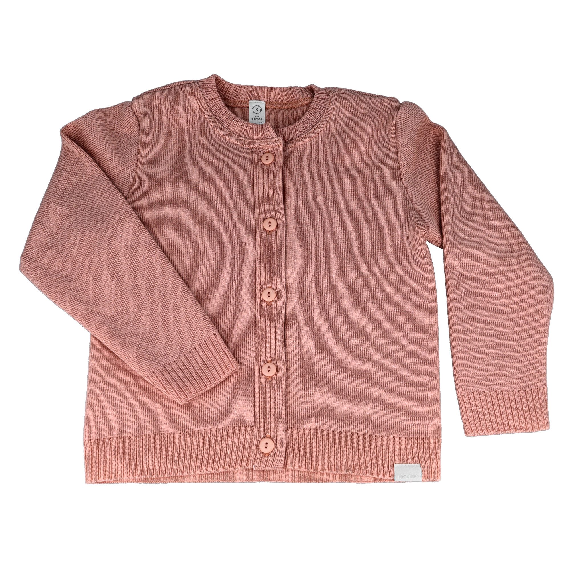 MAXIMO Strickjacke Baumwolle, hautfreundlich, weich, zum knöpfen, für jede Jahreszeit