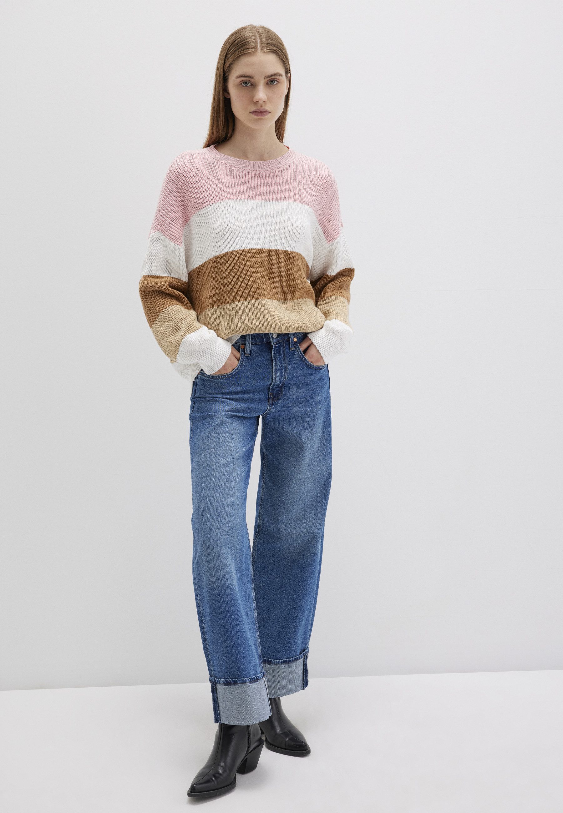 Mavi Strickpullover STRIPED SWEATER Pullover gestreift