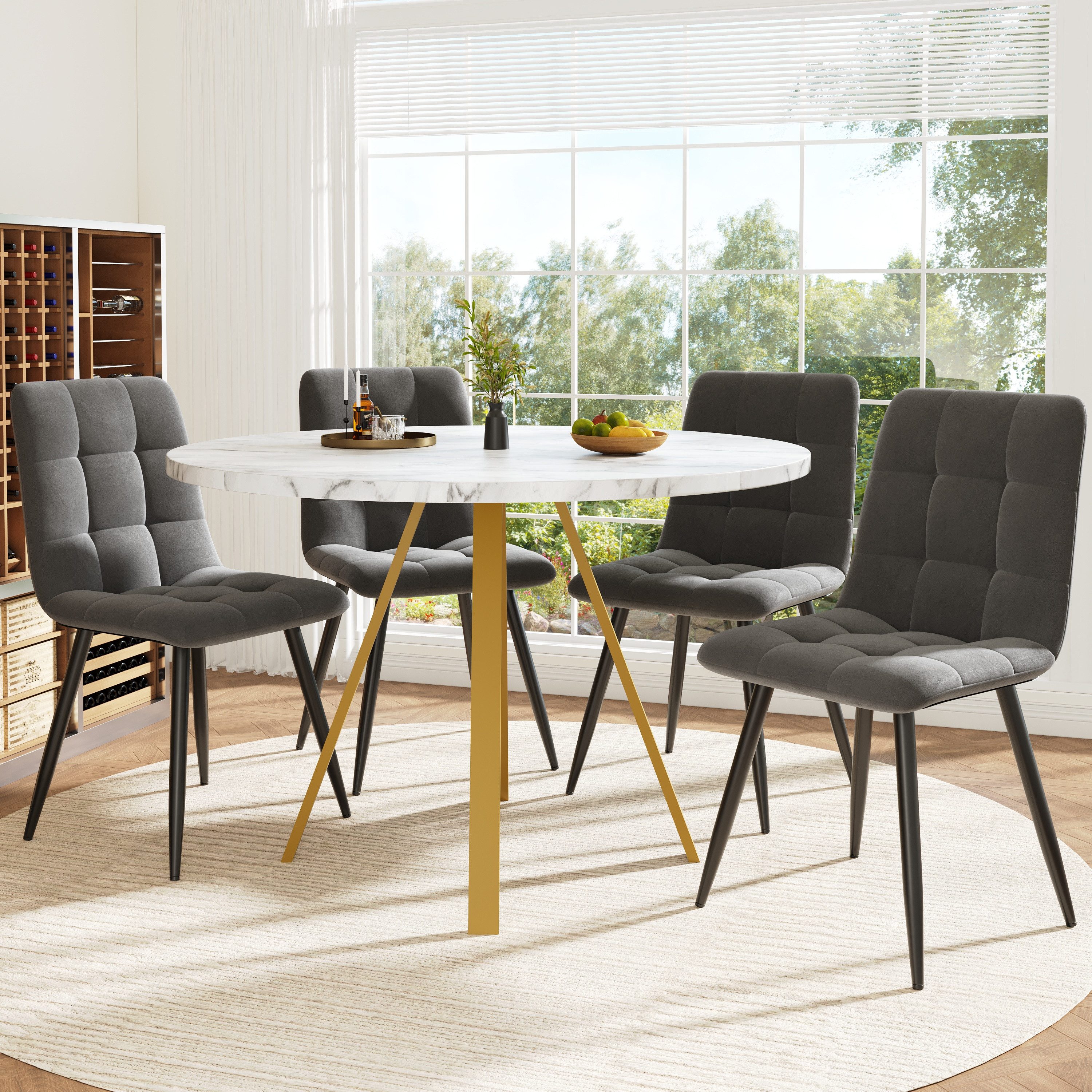 HAUSS SPOLE Essgruppe 5-teilig Esstisch mit günstig online kaufen