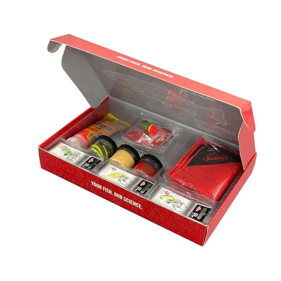 Berkley Kunstköder Gift Box Trout Set Geschenkbox Limiti. Forelle Geburtstag Weihnachten, Geschenkset mit limitierten Produkten für Forellenangler
