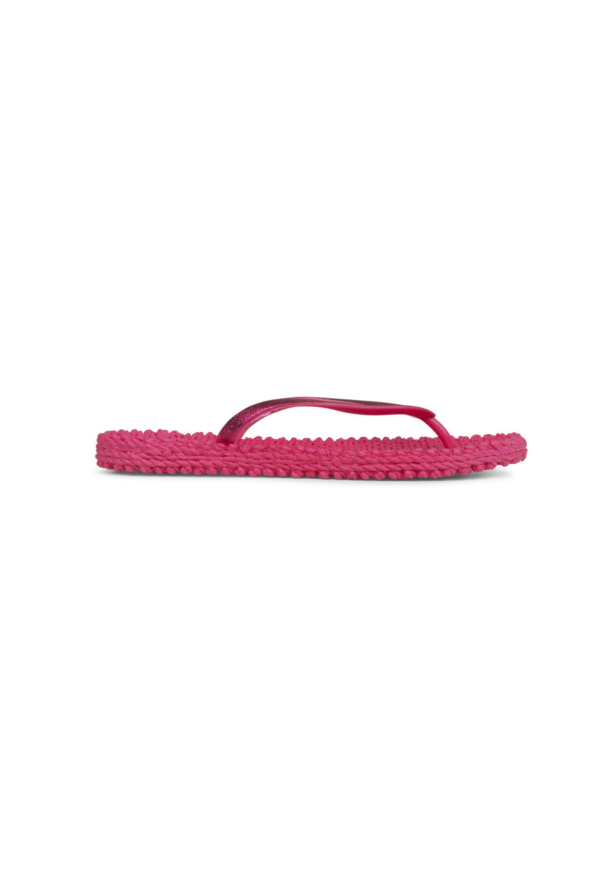Zehentrenner pink CHEERFUL01 warm Innensohle,glitzer,massageffekt Ilse Jacobsen gemusterte